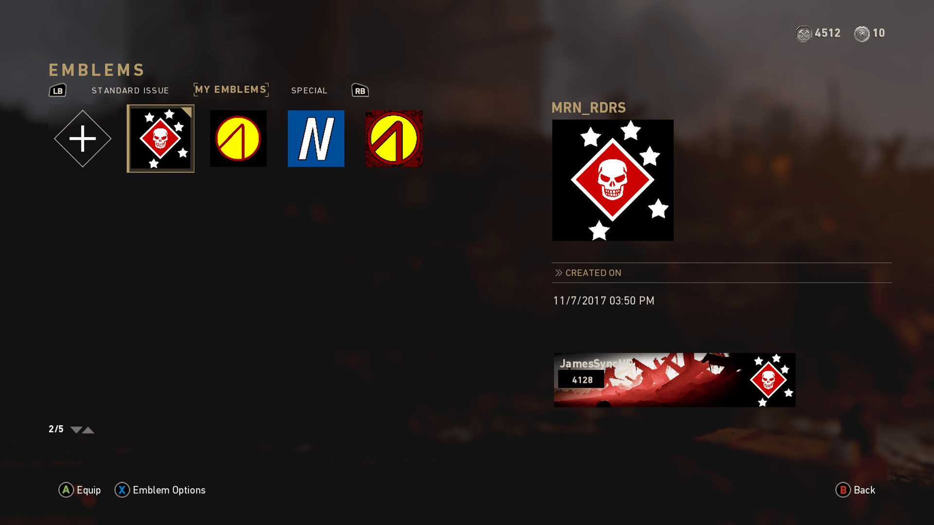 A musthave emblem for any WW2 era CoD game. WWII