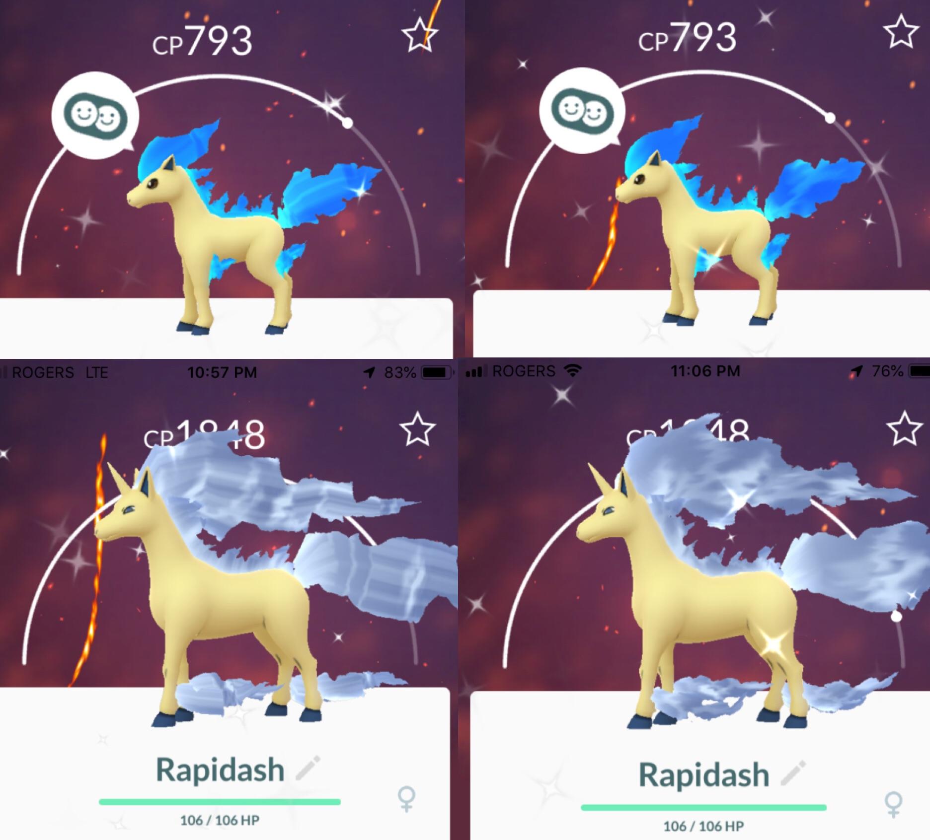 Shiny Galarian Rapidash Pokemon Go Pokemon Go Shiny Ponyta Handel