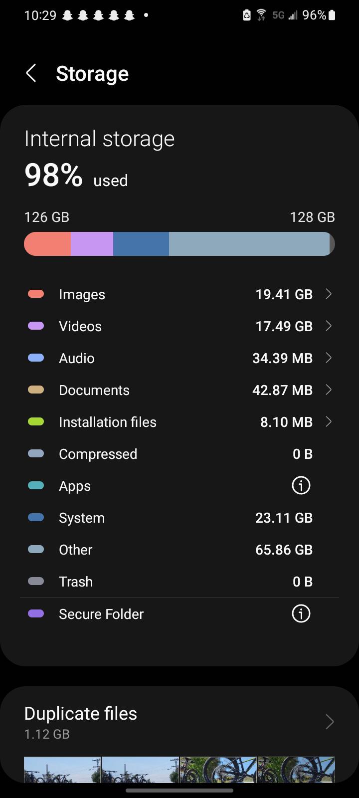 What is "other" storage and why is it taking up so much space on my
