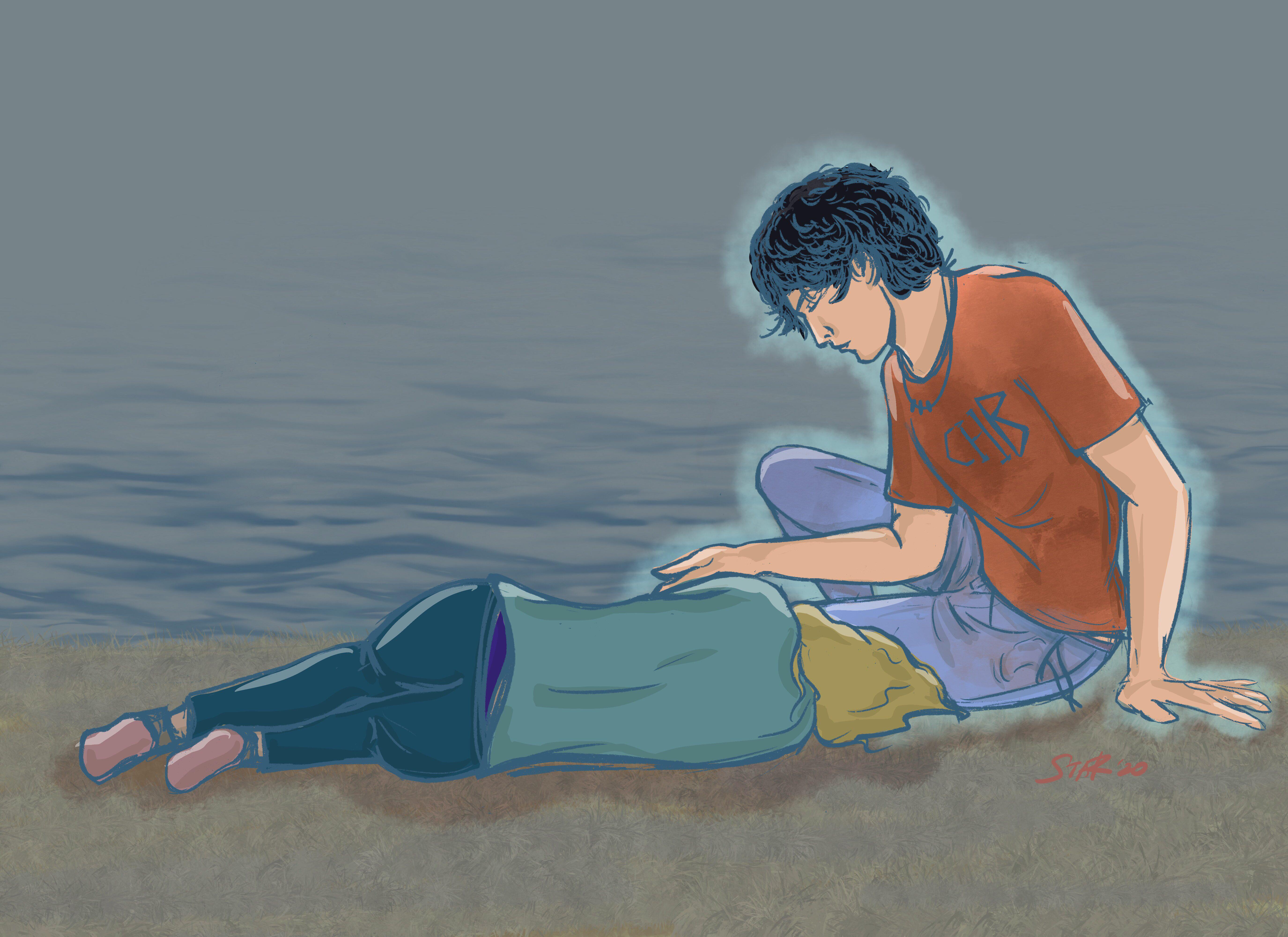 [oc] au percy accepted the gift at the end of tlo so annabeth was
