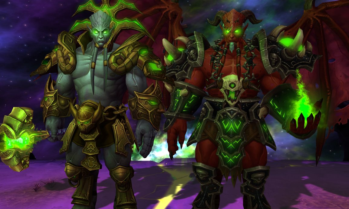 Right and Left hands of Sargeras. wow