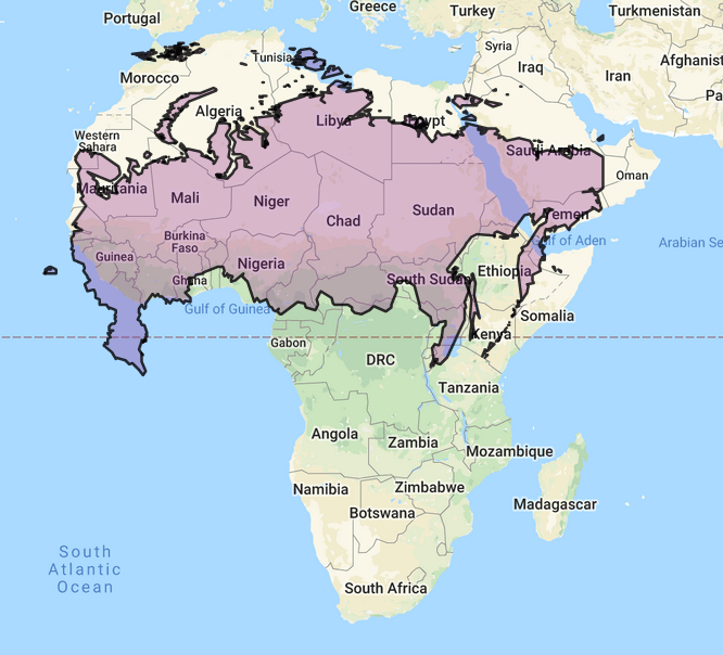 Africa Vs Russia Map Russia vs. Africa r/MapPorn
