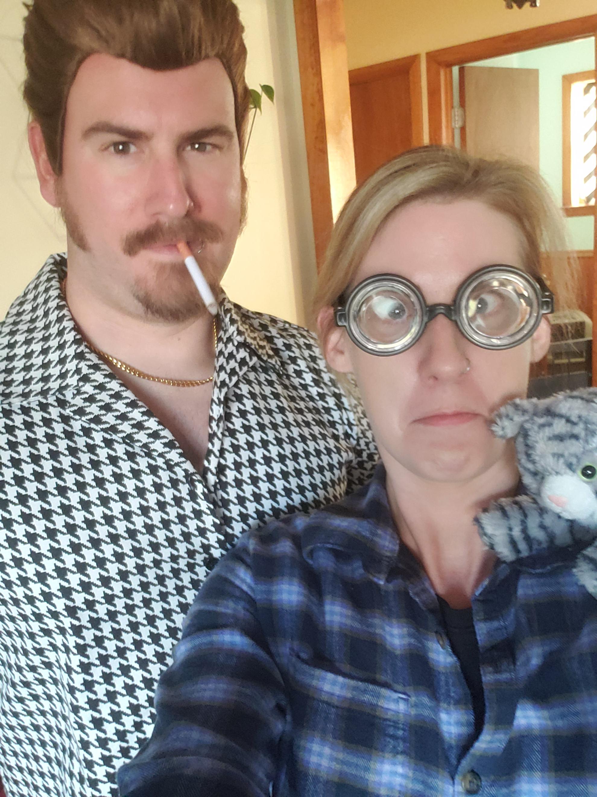 Think we nailed an iconic couples costume r/funny