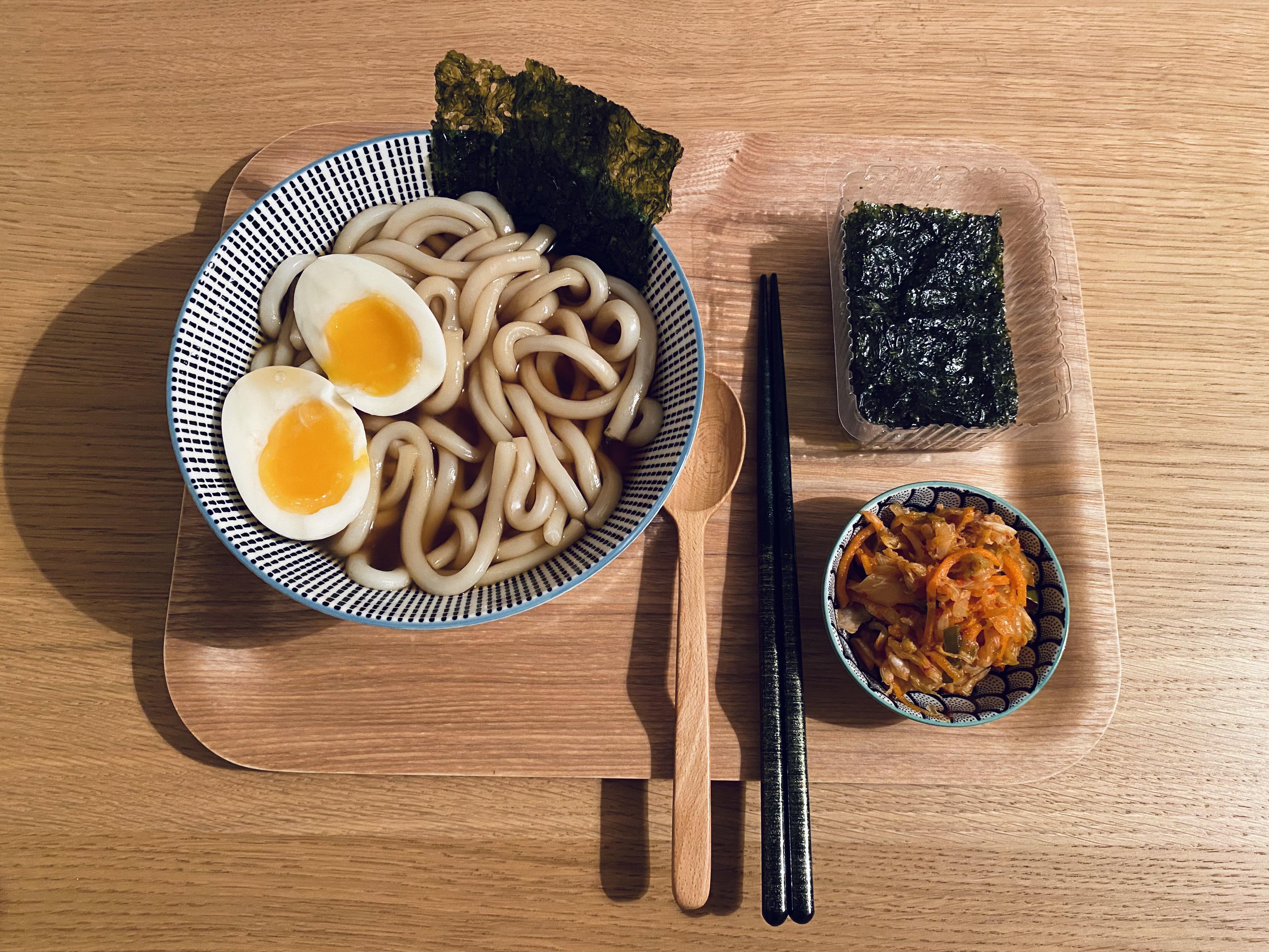 It’s absolutely freezing in London so a quick udon meal for 400 cals was just what I needed! r