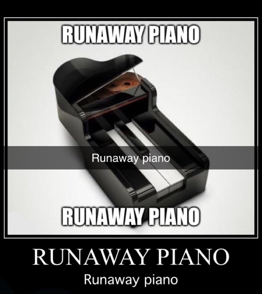 Runaway piano r/Kanye