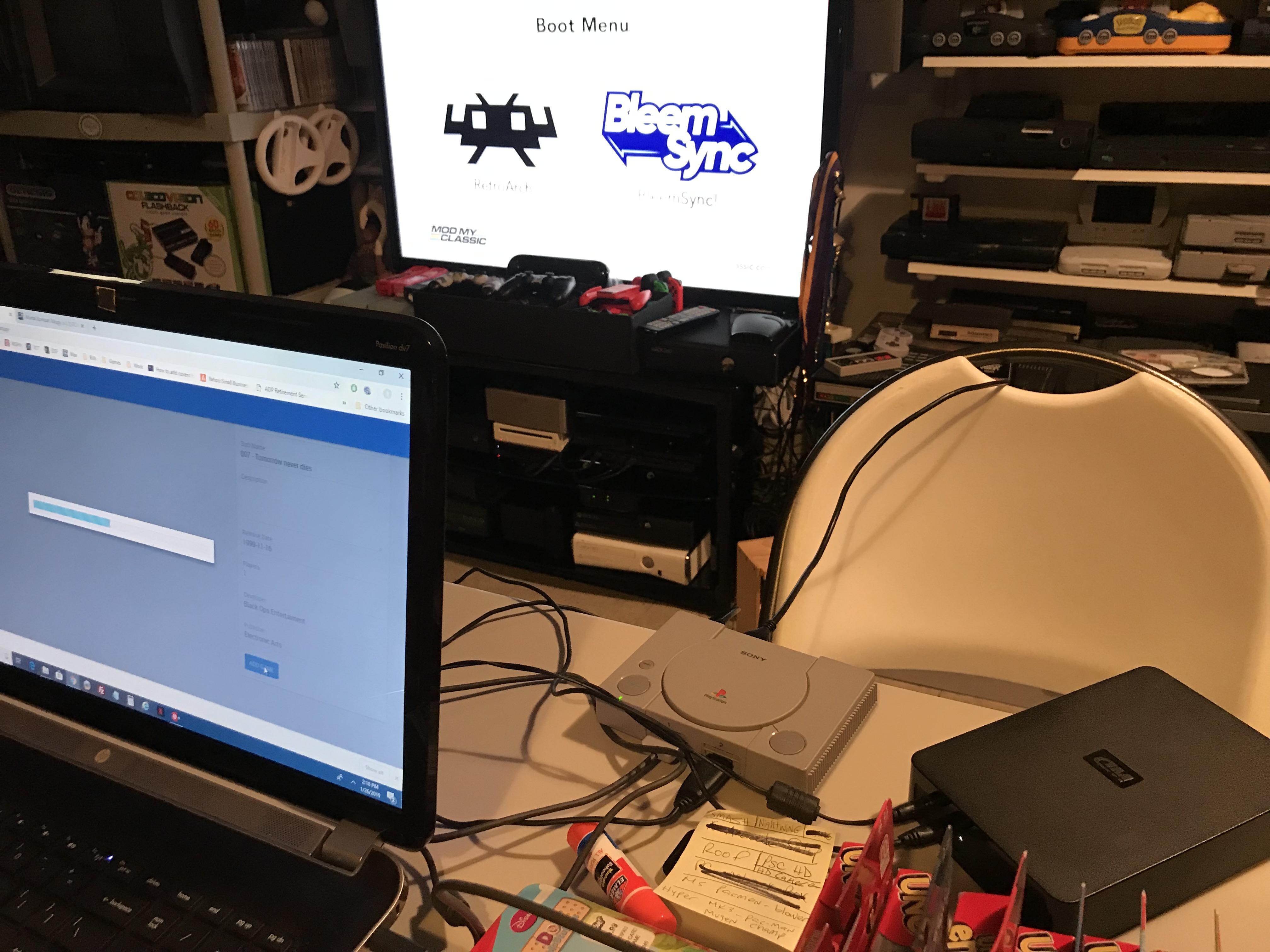 2TB external hdd connected! Fat32 to start and then formatted to exfat. I loaded about 130