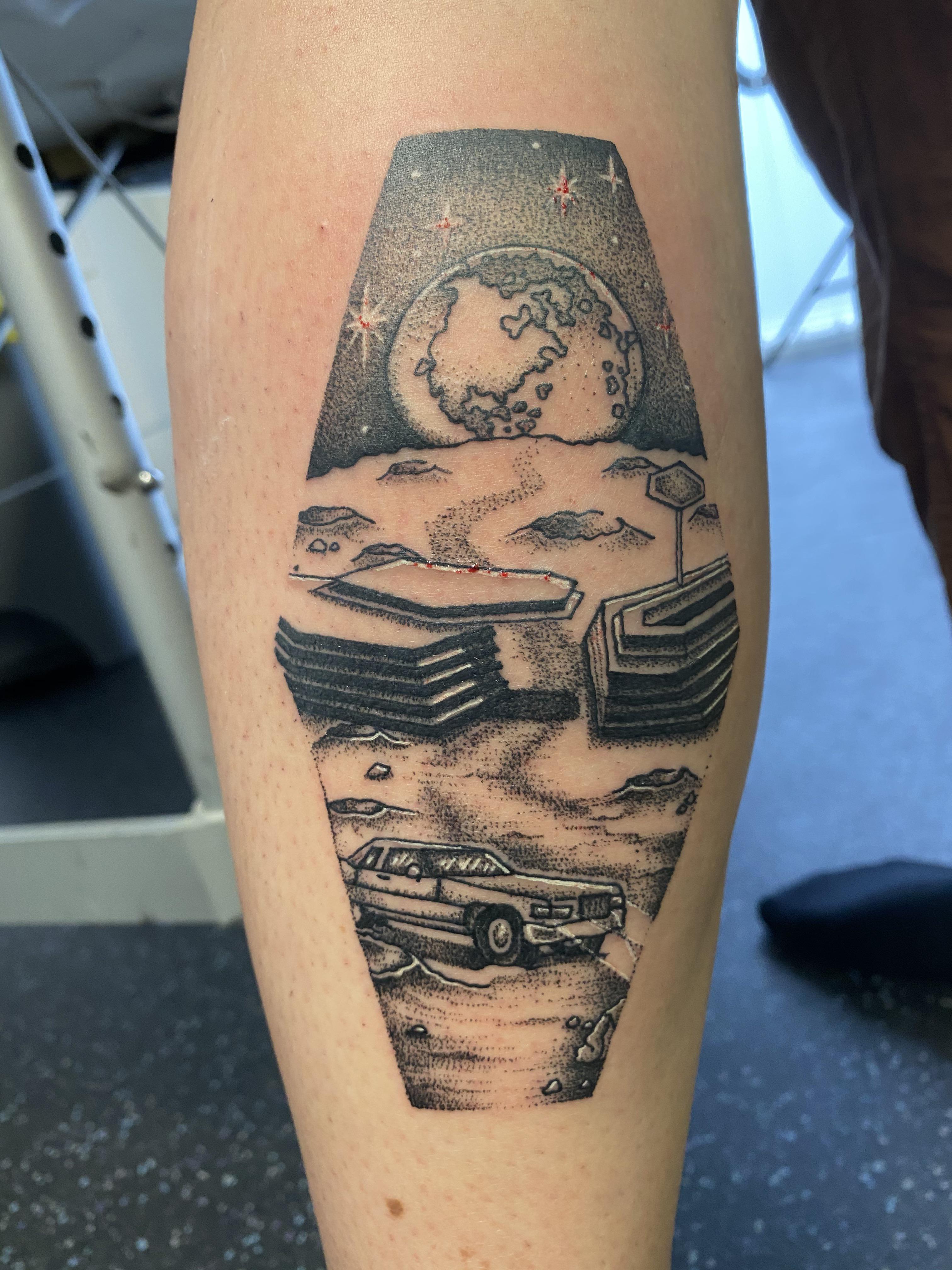 My Star Treatment tat based entirely off of the line “Your eyes are