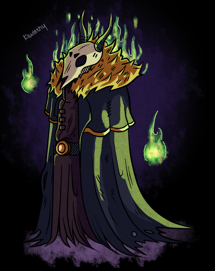 Some People Asked me to Draw the Plague Bringer's Robes, so here it is