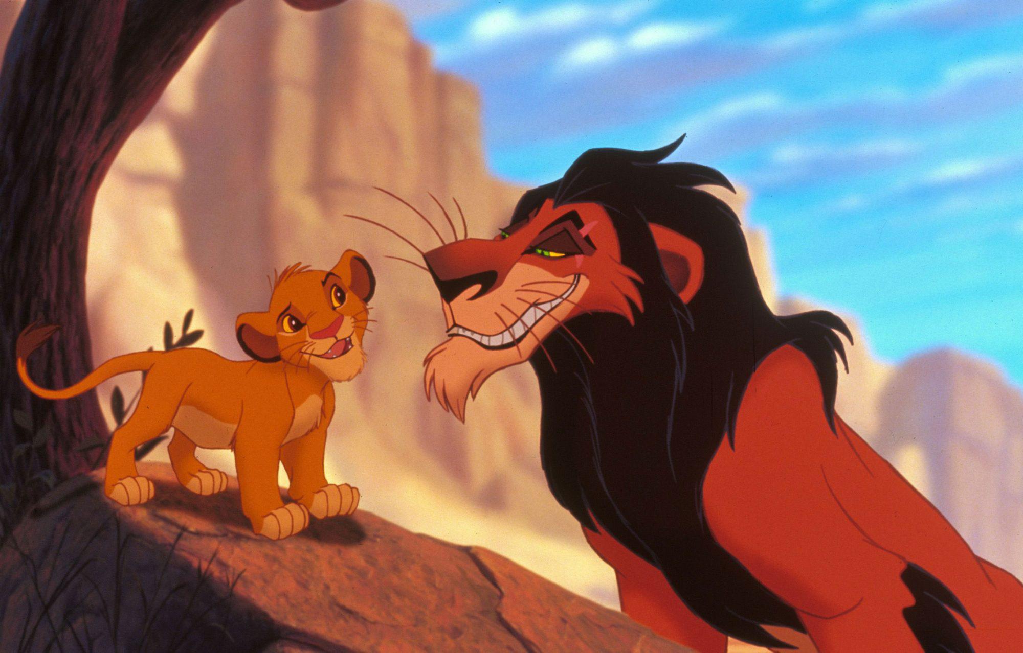 Simba with his Uncle Scar in The Lion King (1994). r/nostalgia