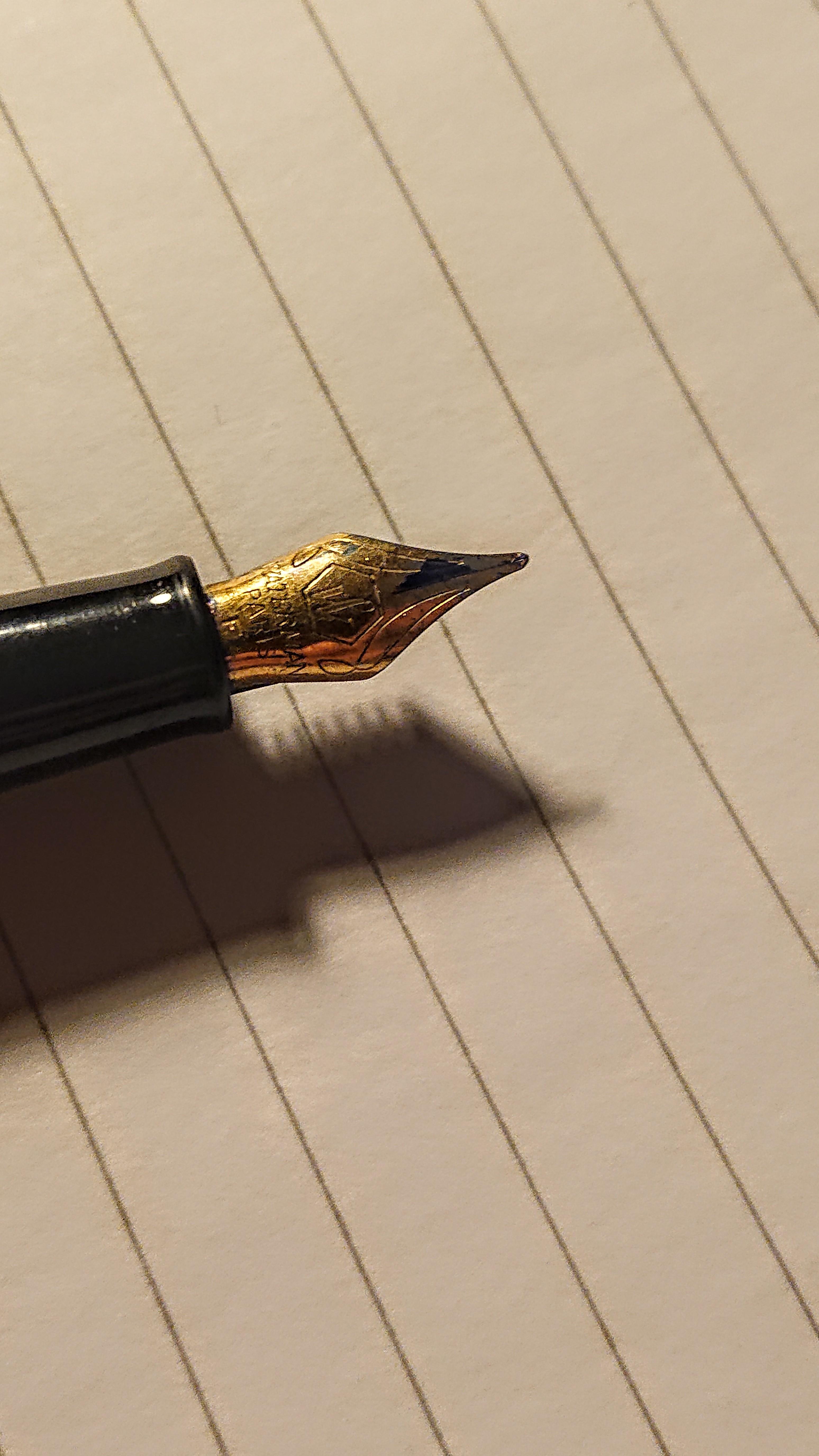 Is there a way to stop my pen from leaking ink from the TOP of the nib