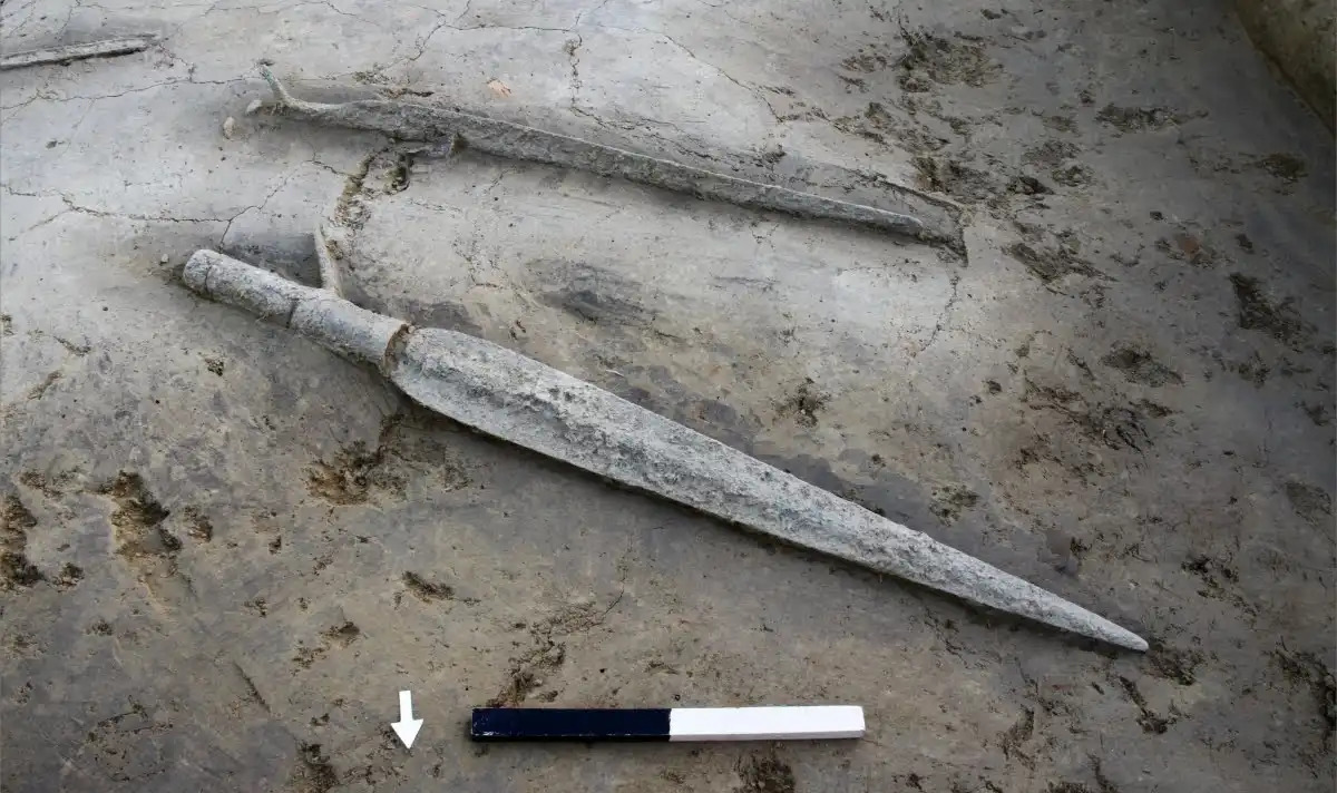 Copper swords from 22001800 BCE unearthed form Sanauli excavation site
