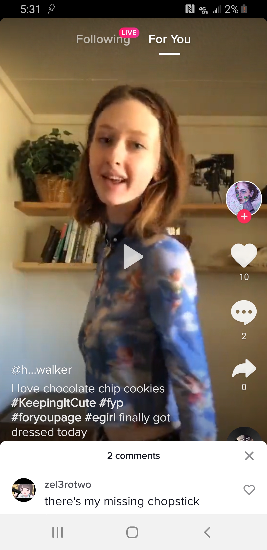 My missing chopstick r/rareinsults