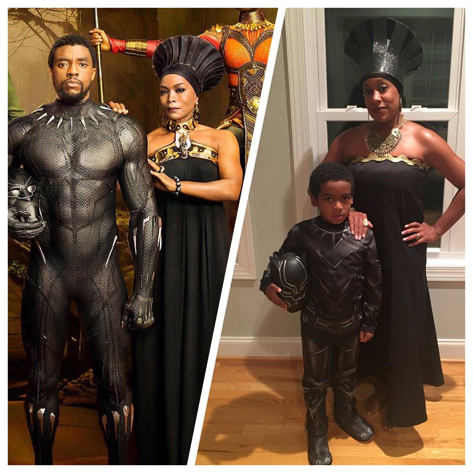 Mother/Son 'Black Panther' Halloween Costume