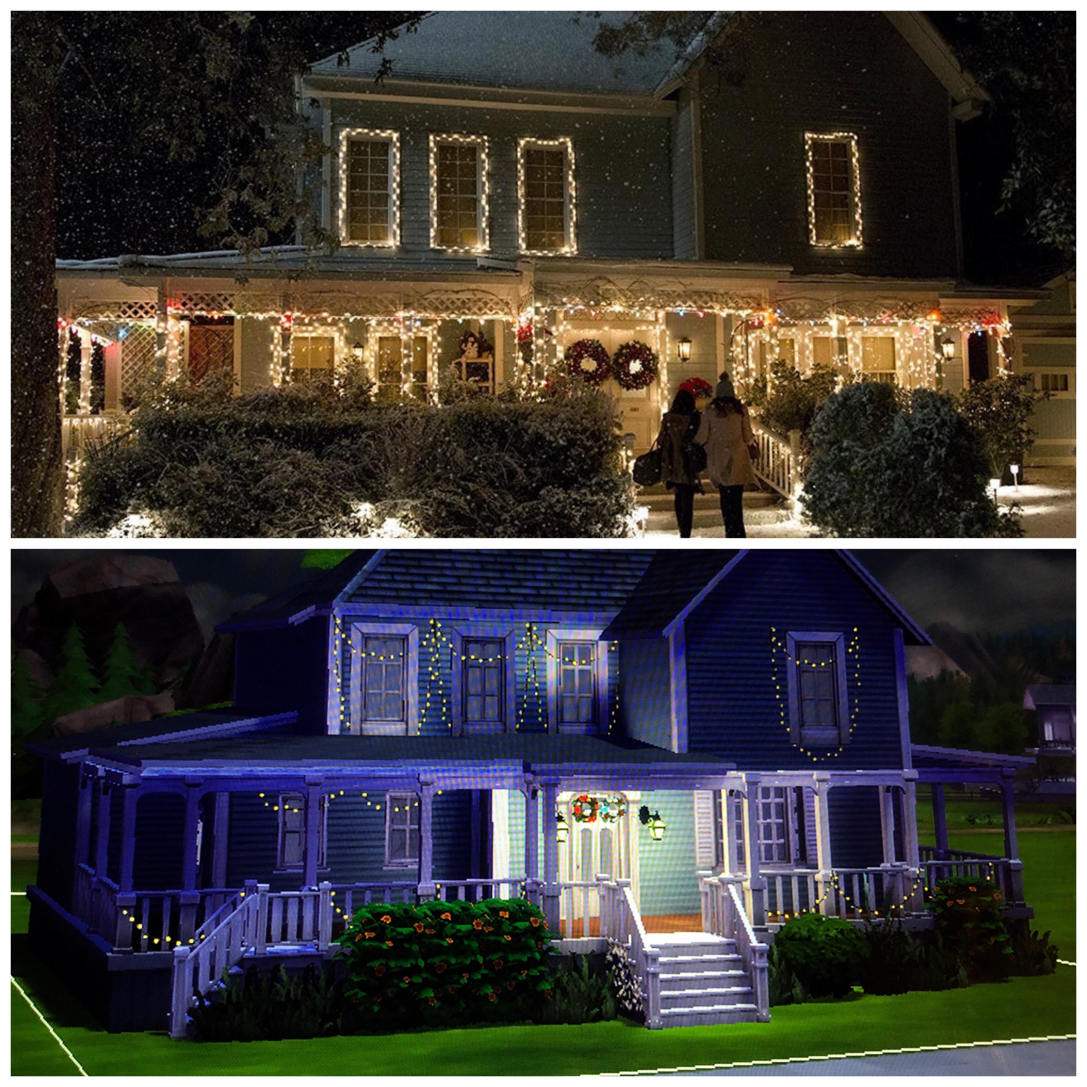The gilmore house (the exterior) is complete r/thesims