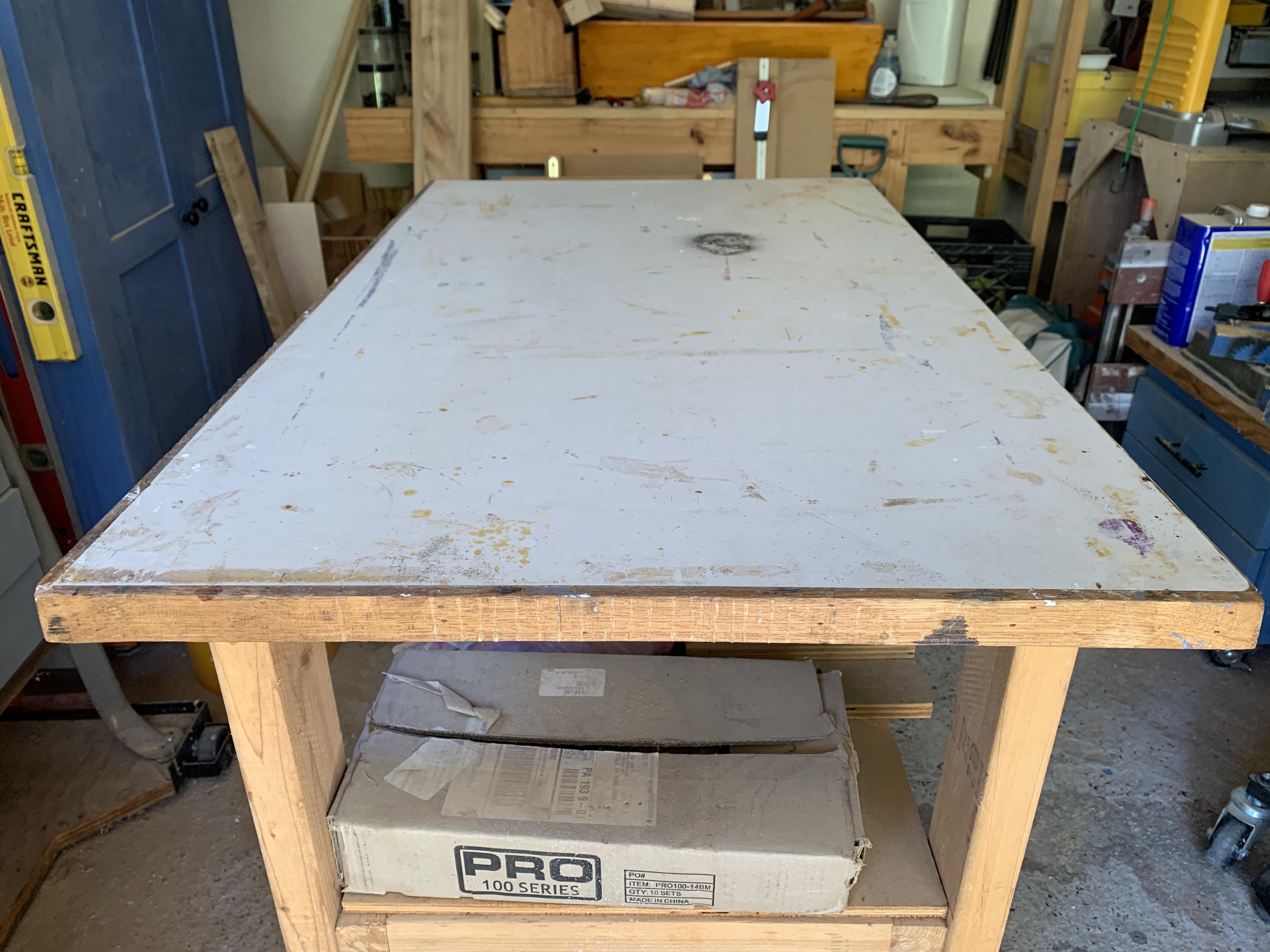 Cubicle work table top r/woodworking
