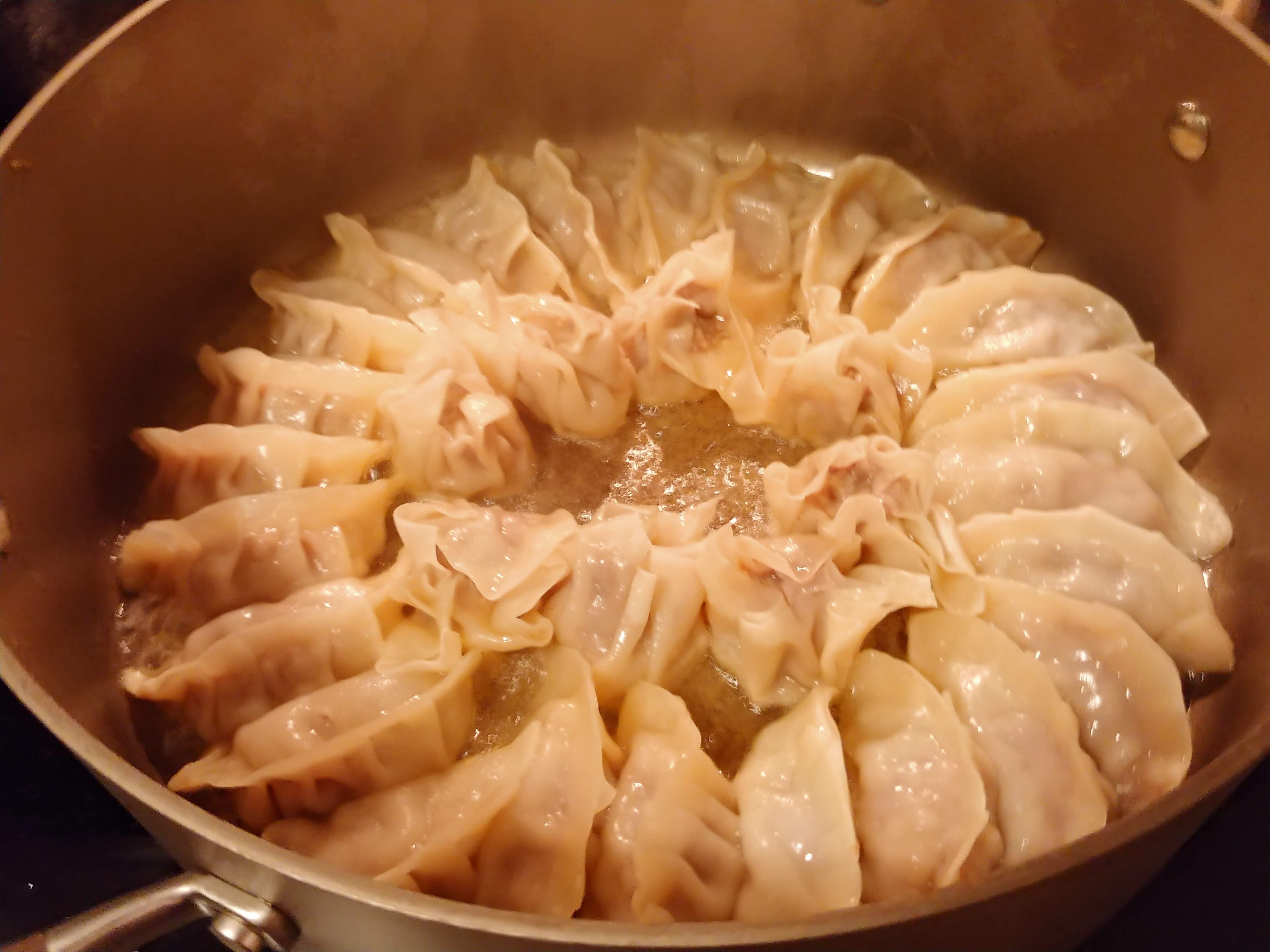 [Homemade] Beef & Pork gyoza and shumai r/food
