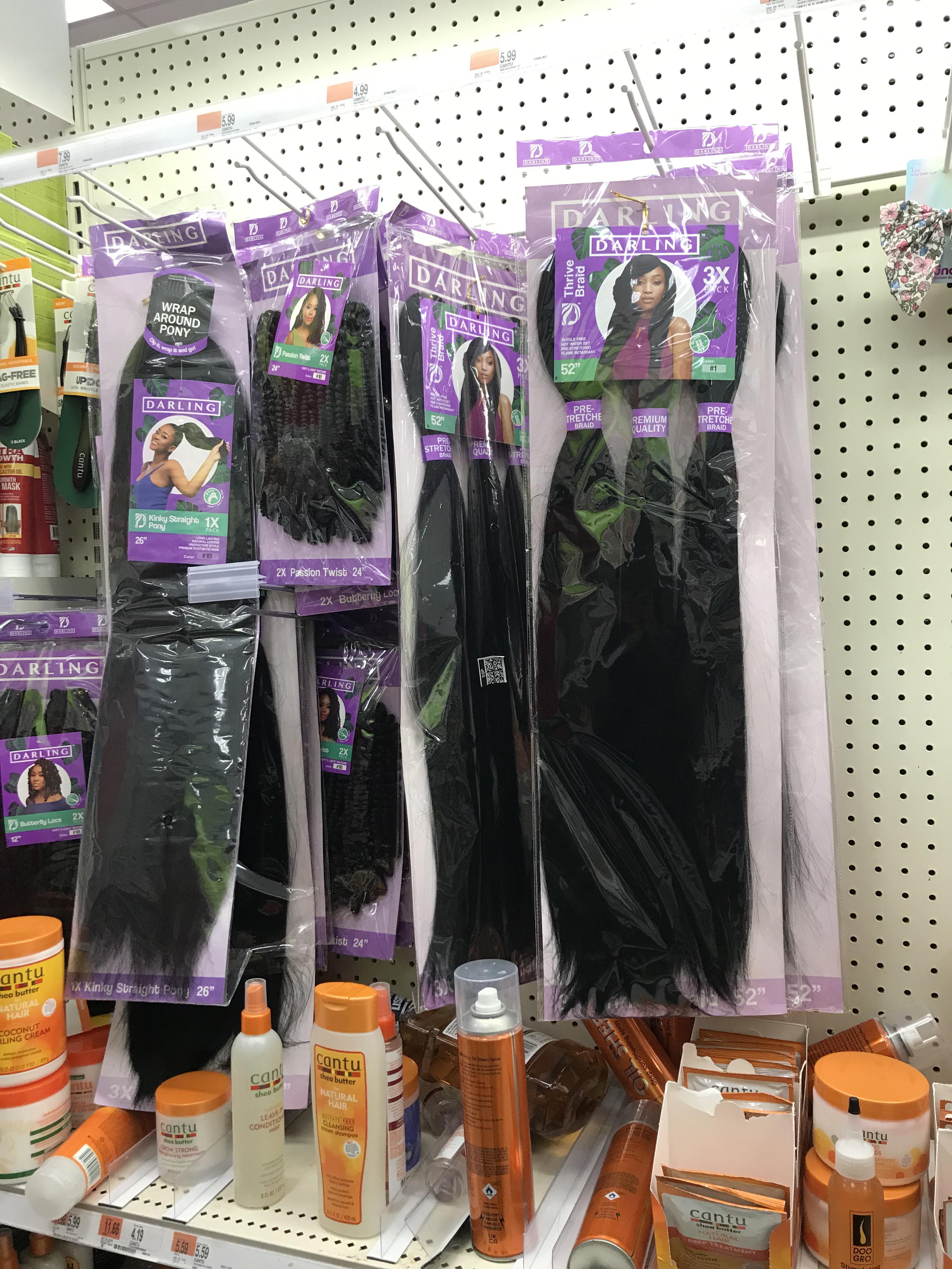When did target start selling hair extensions? I am beside myself. r