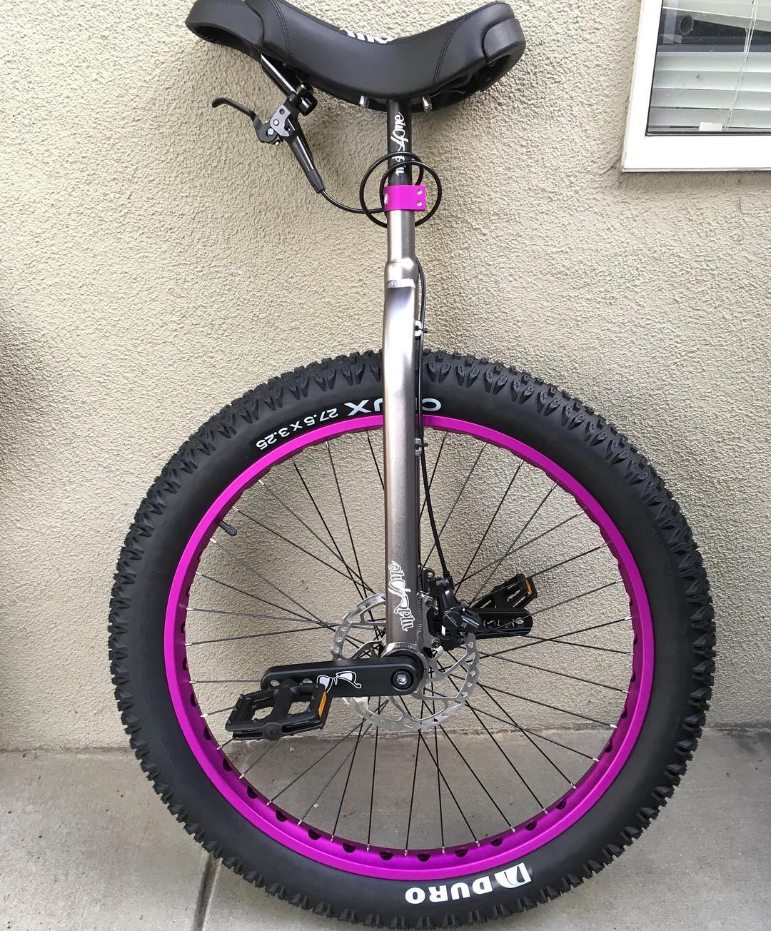 New Unicycle Day Mad4One 27.5+ Muni ready for my local trails r