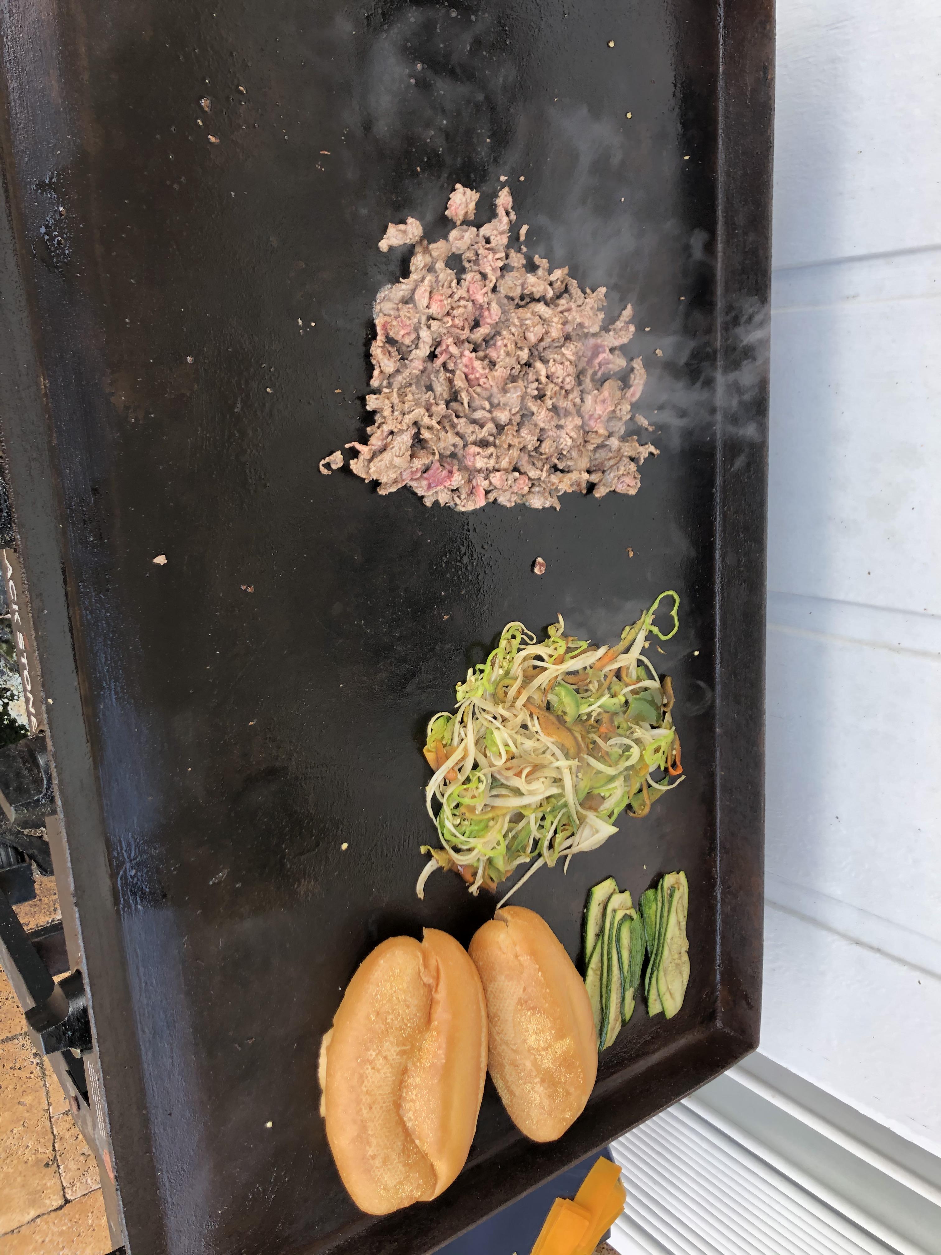 Sliced up a beef tenderloin for Easter, thin sliced the chain for some