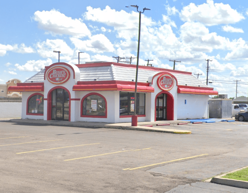 Former Taco Bell, now Bush's Chicken, in Odessa, Texas NotFoolingAnybody
