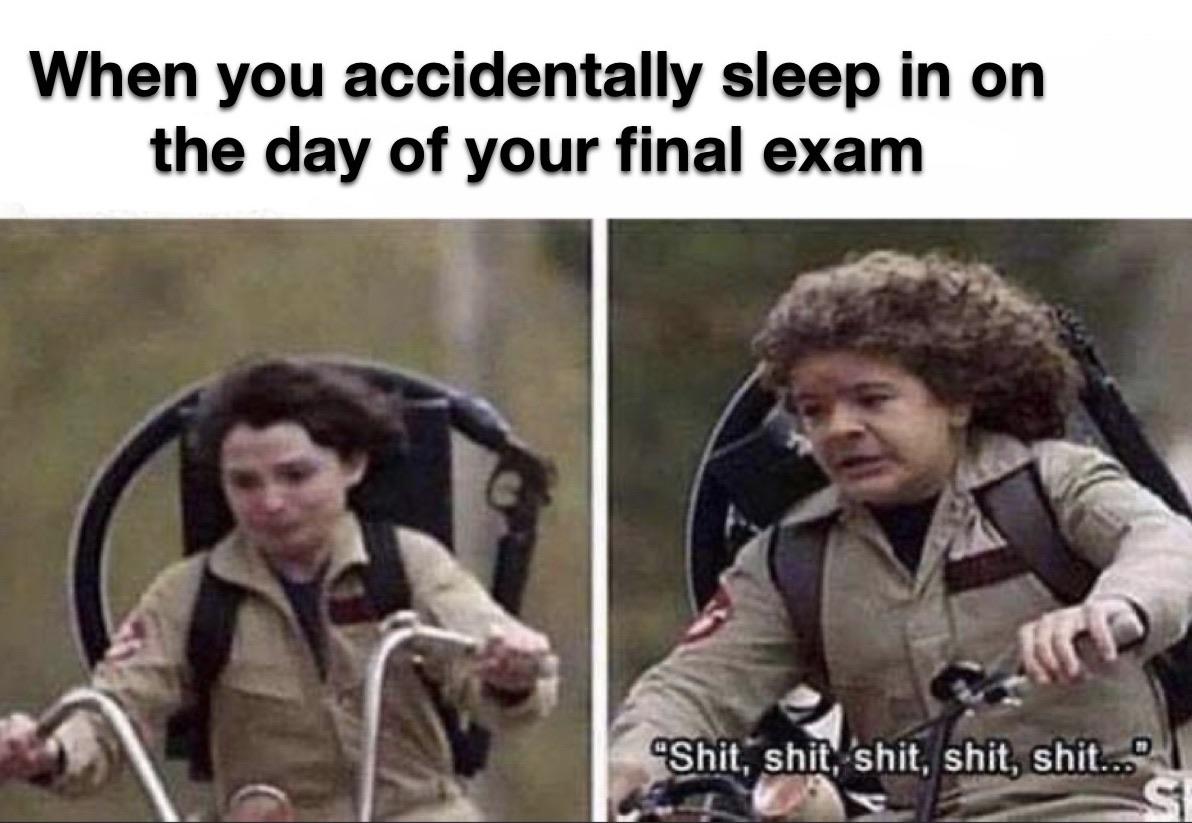 Friendly reminder to set multiple alarms next week 😉 r/unt