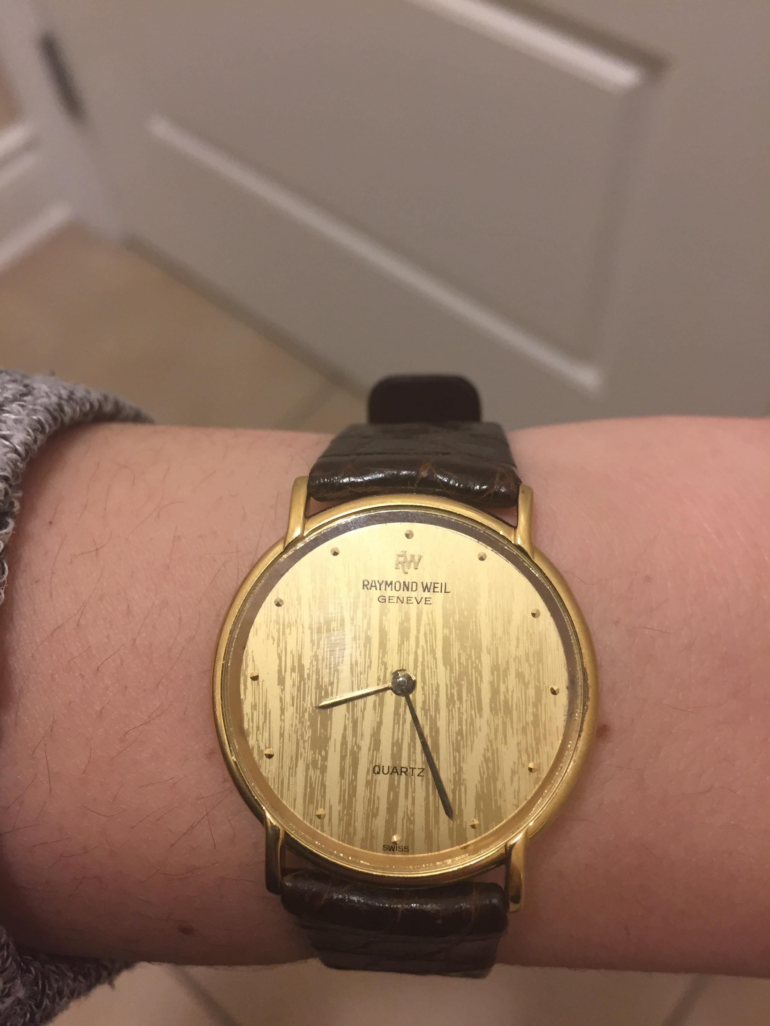 [ Raymond Weil 3701 ] Hi all, I recently received my fathers vintage