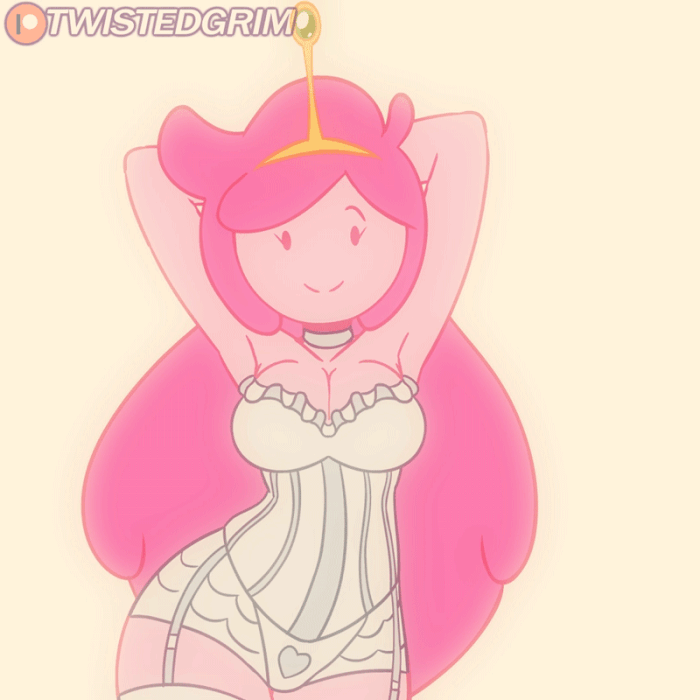 (Princess Bubblegum) is a cute, cockteasing, bubble butt bimbo slut in