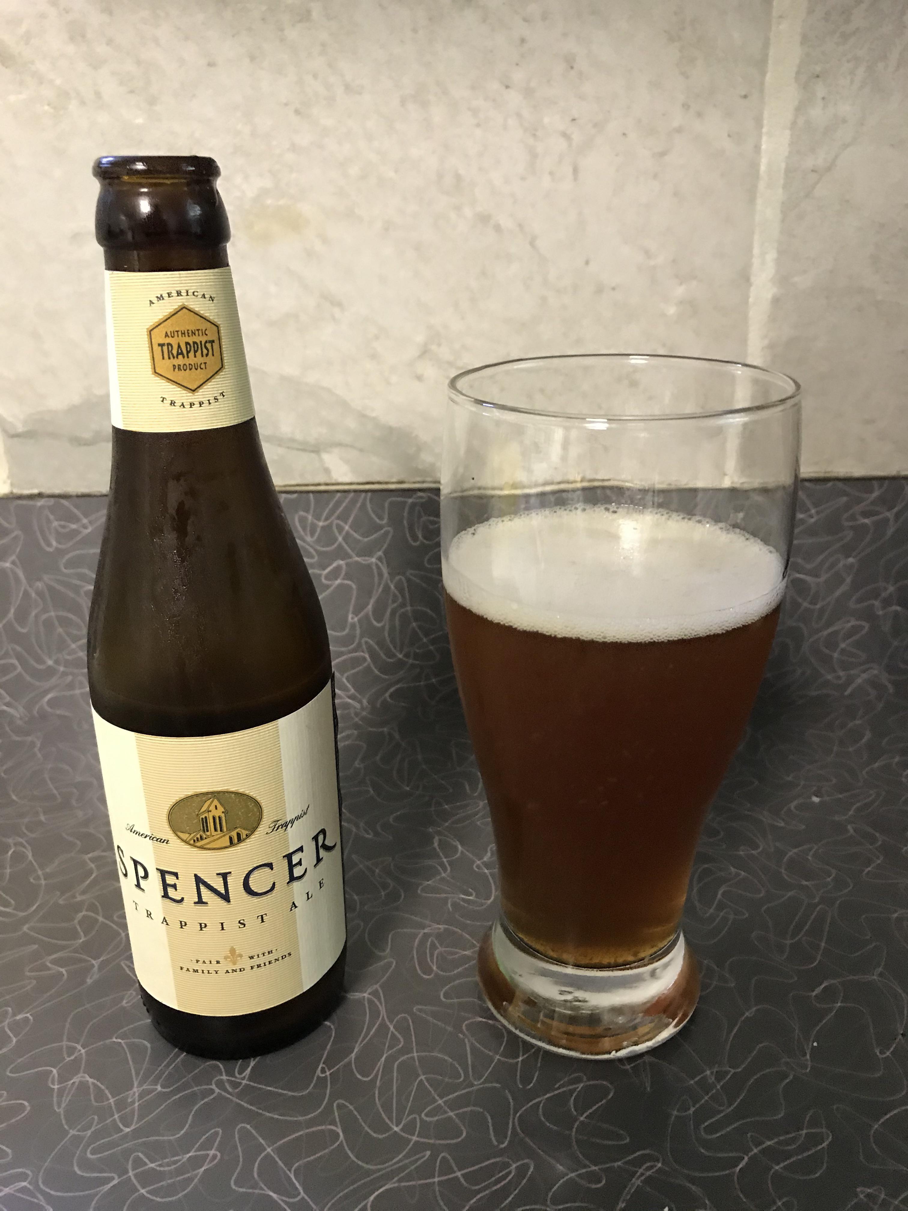 Spencer Trappist Ale, a patersbier, from the Spencer Brewery of Spencer