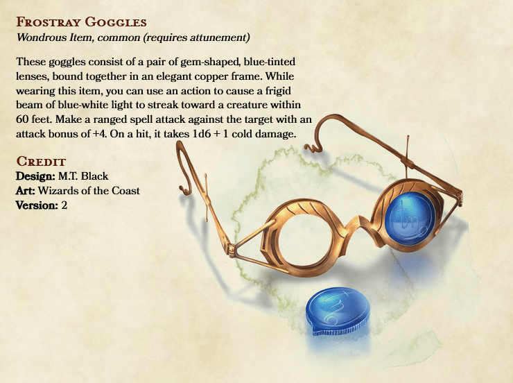 [OC] Frostray Goggles r/DnD