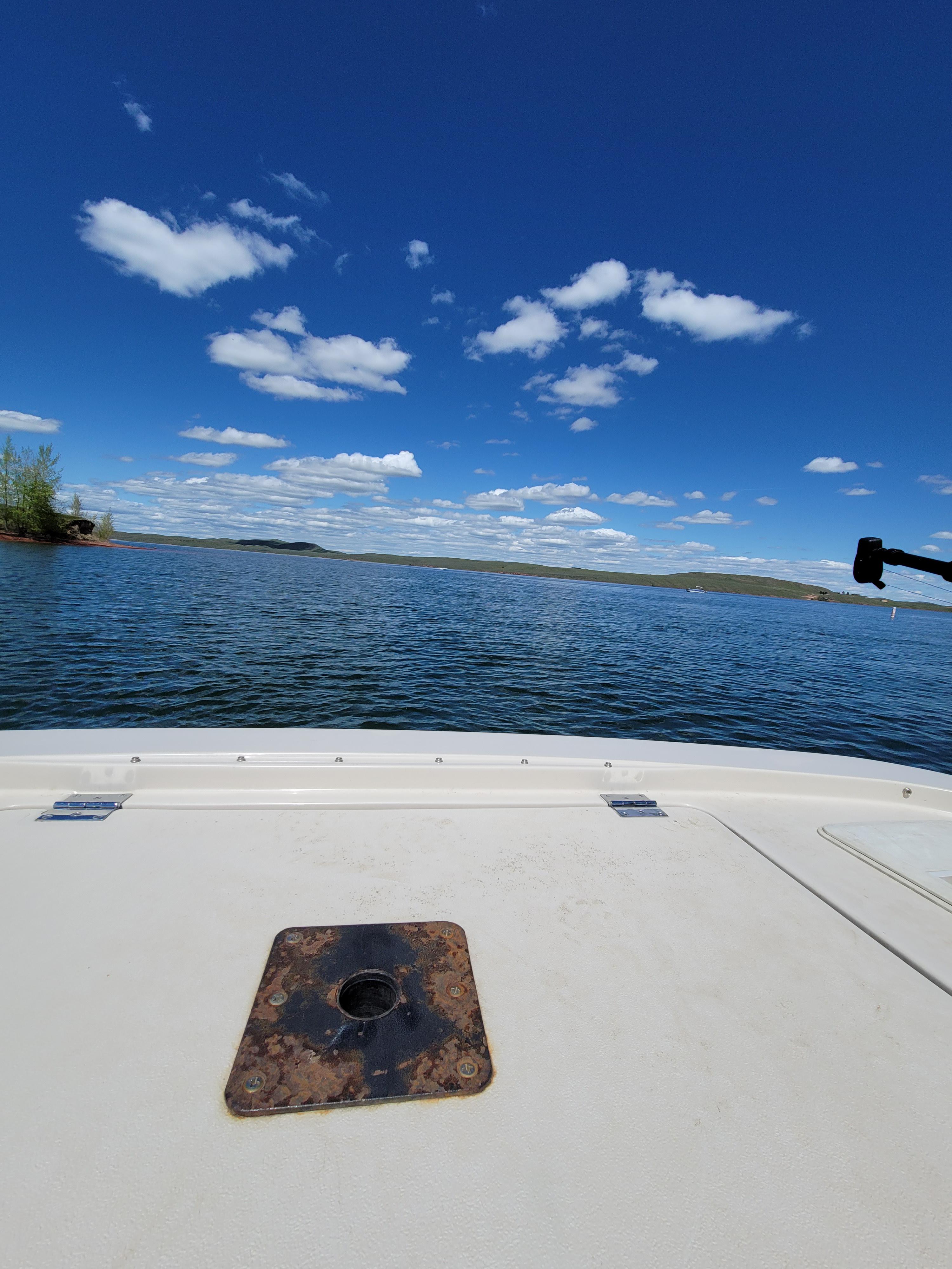 Fishing at Lake Desmet r/wyoming