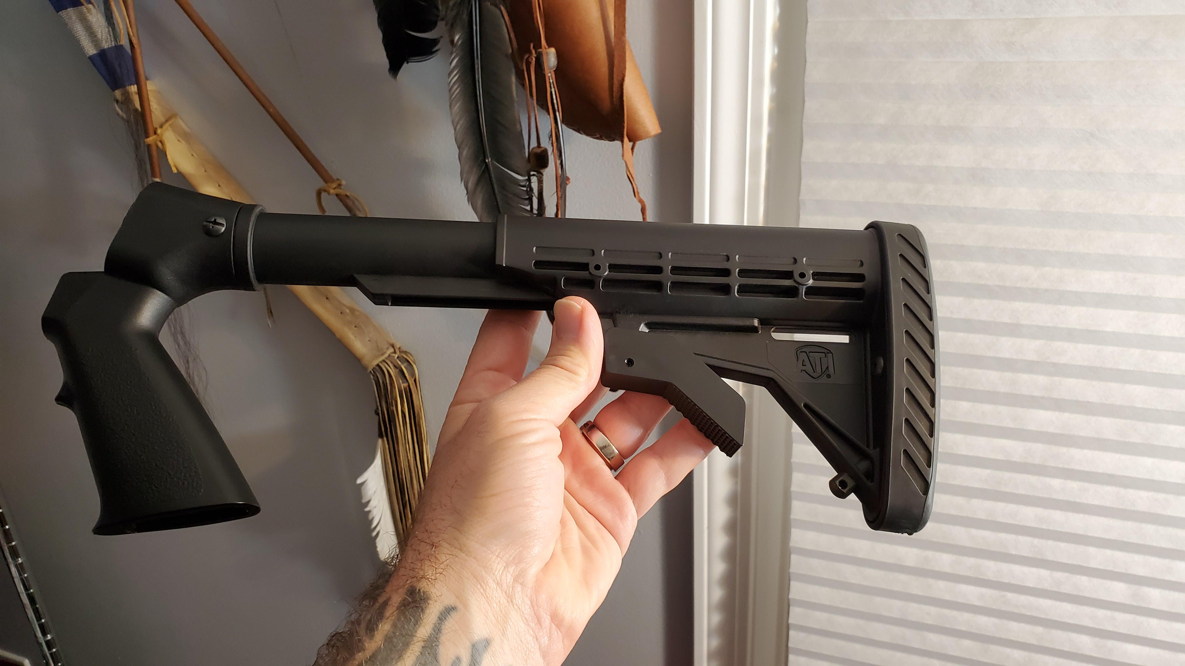 Had to remove from my Mossberg 500 for compliance. Can I still legally own this pistol grip