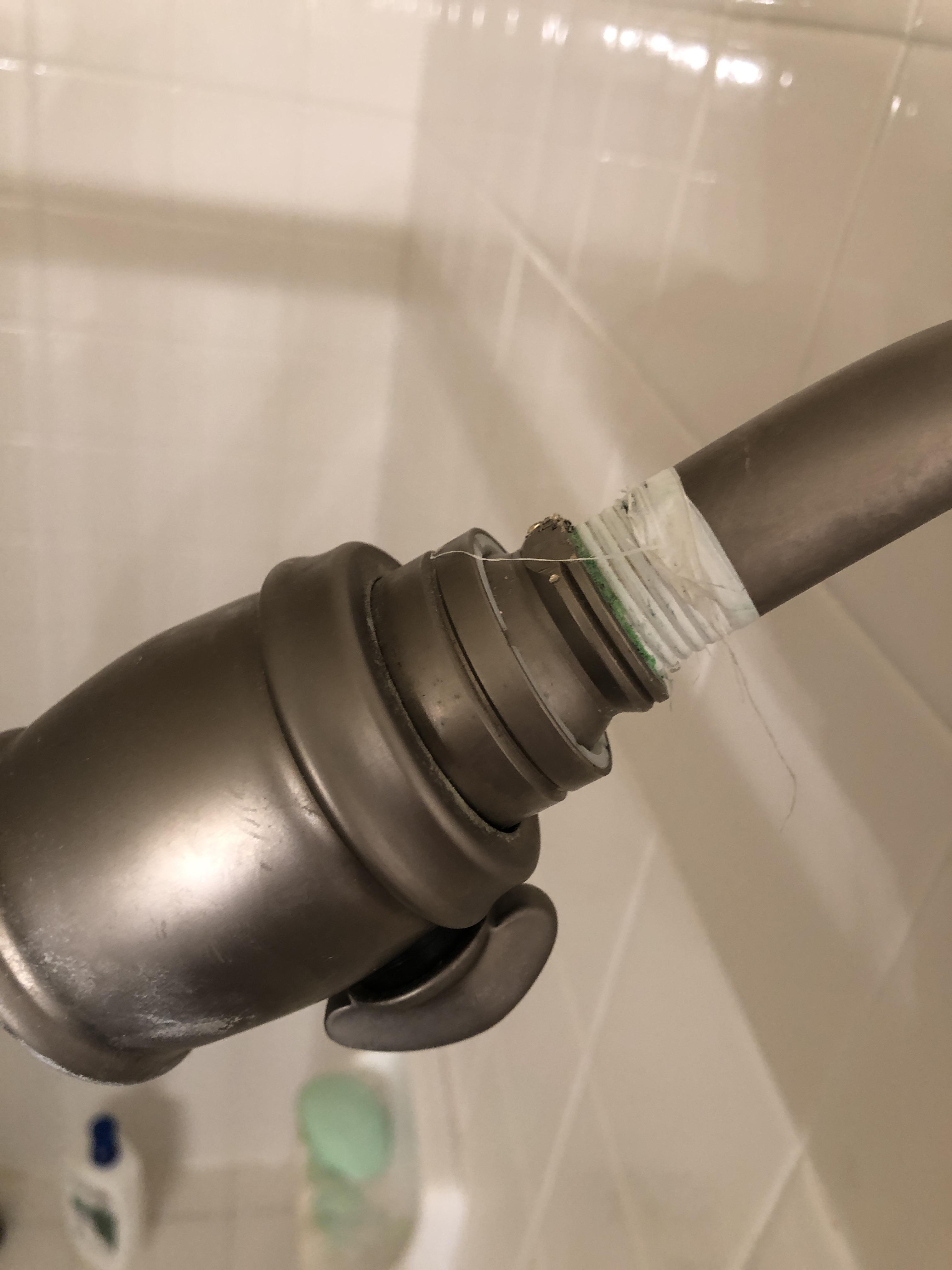 Glue on shower head r/Plumbing