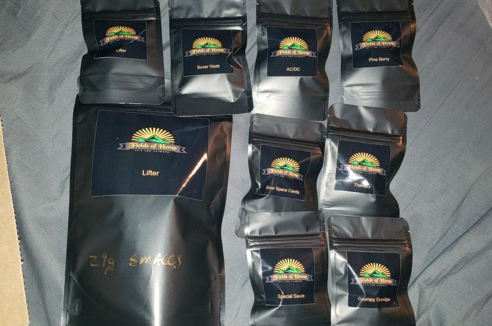 Fields of Hemp order came today, beyond thrilled r/hempflowers