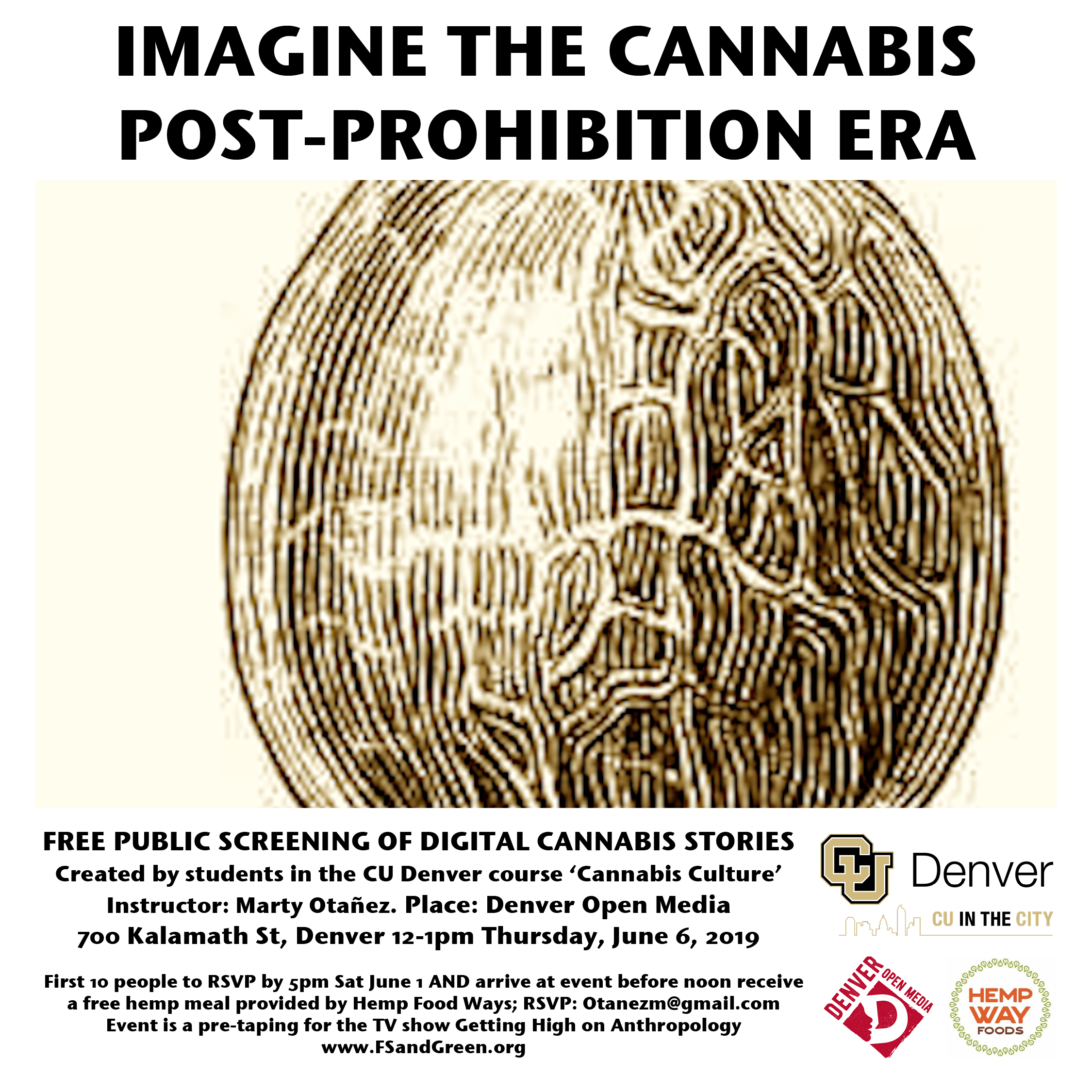 Public Screening of Digital Cannabis Stories, Denver, 6 June 2019 COents