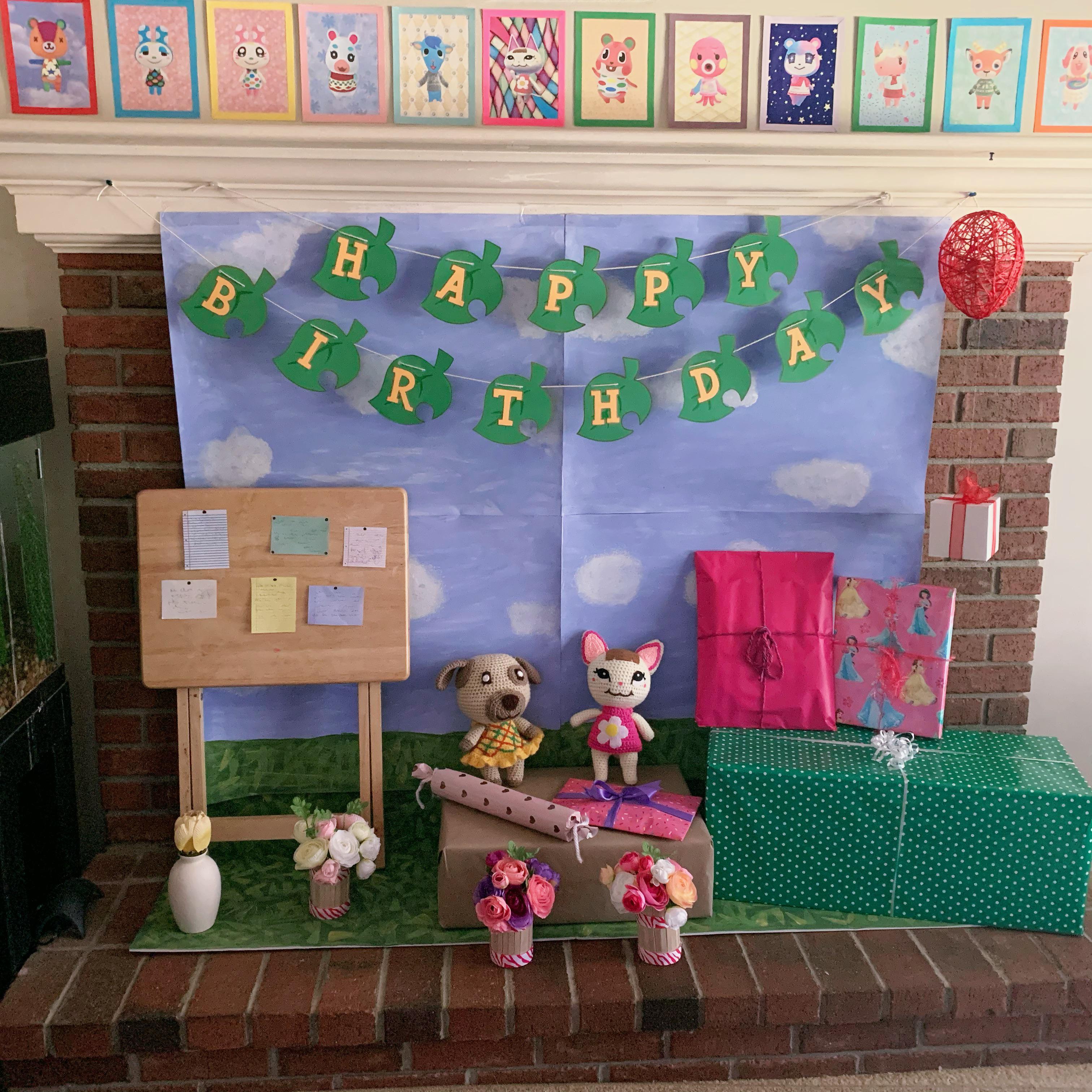 my animal crossing birthday decorations ♡ r/AnimalCrossing