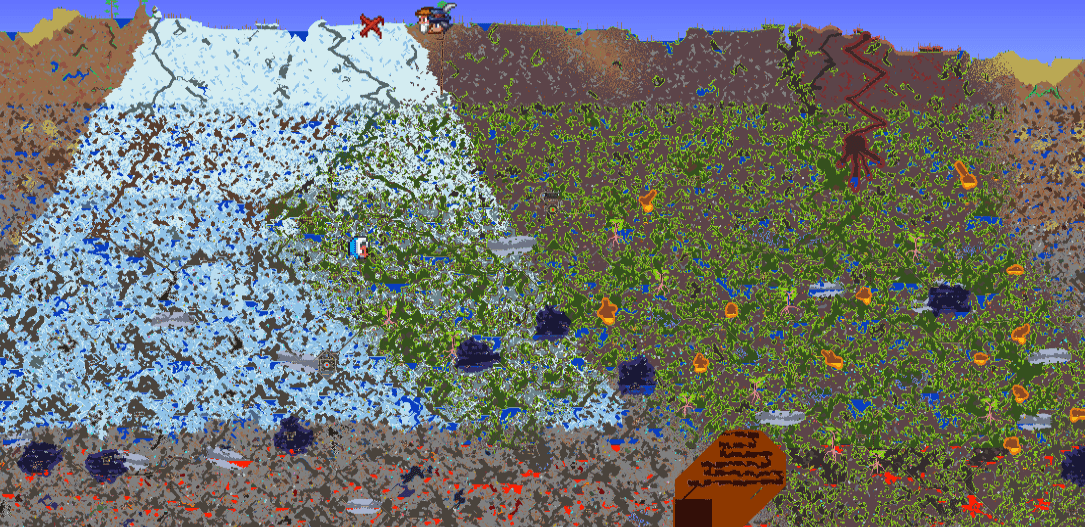 icy jungle spawn lol r/Terraria