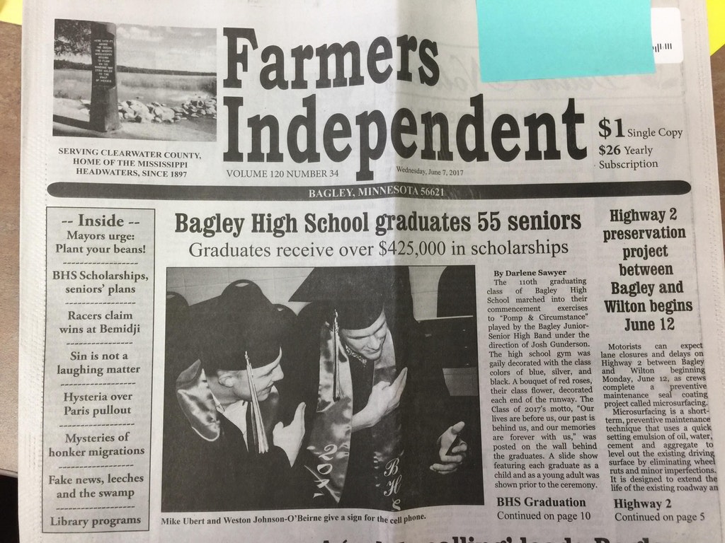Is this the Shocker on the Bagley Newspaper? r/bemidji