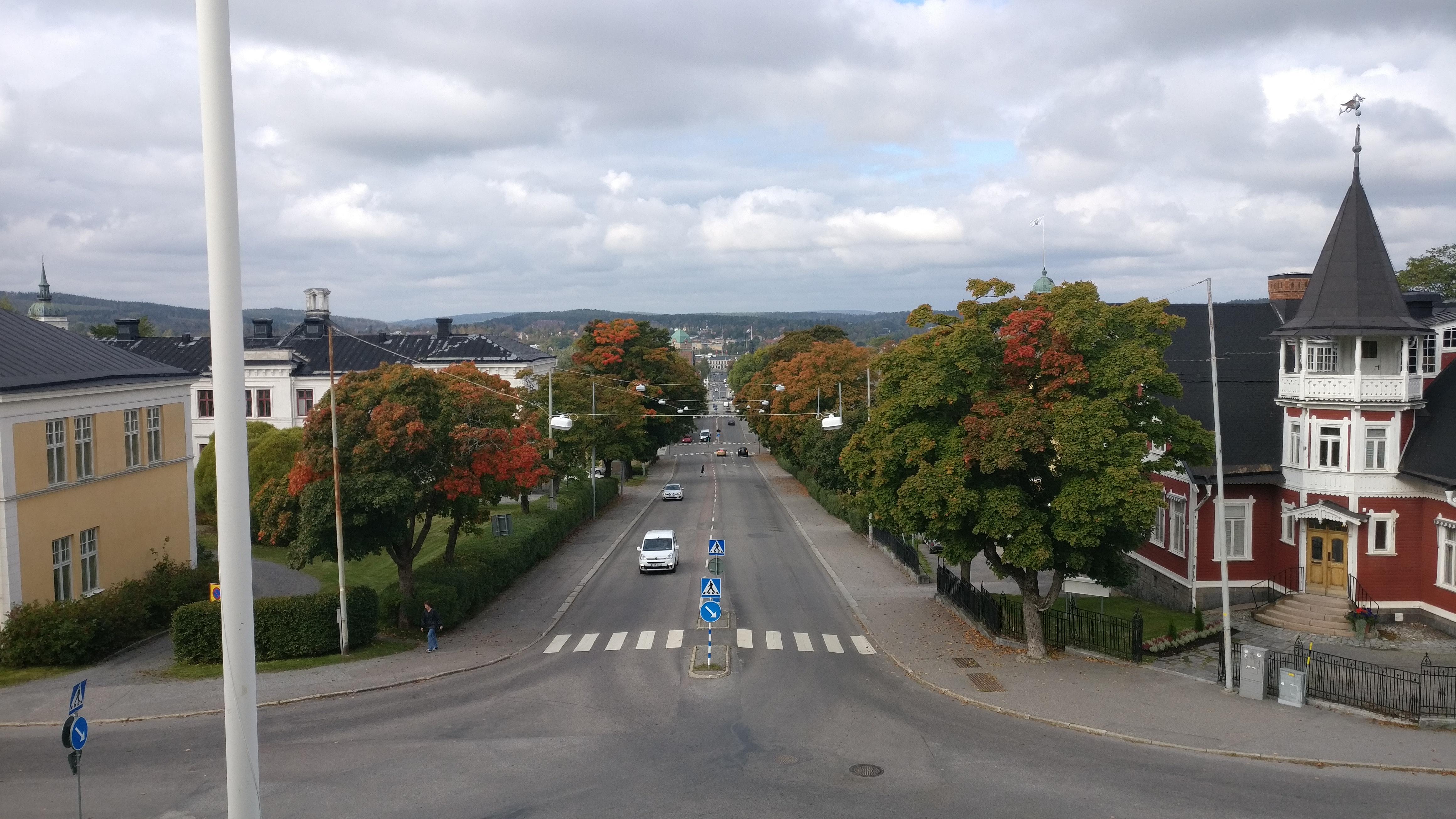 Nybrogatan i Härnösand sweden