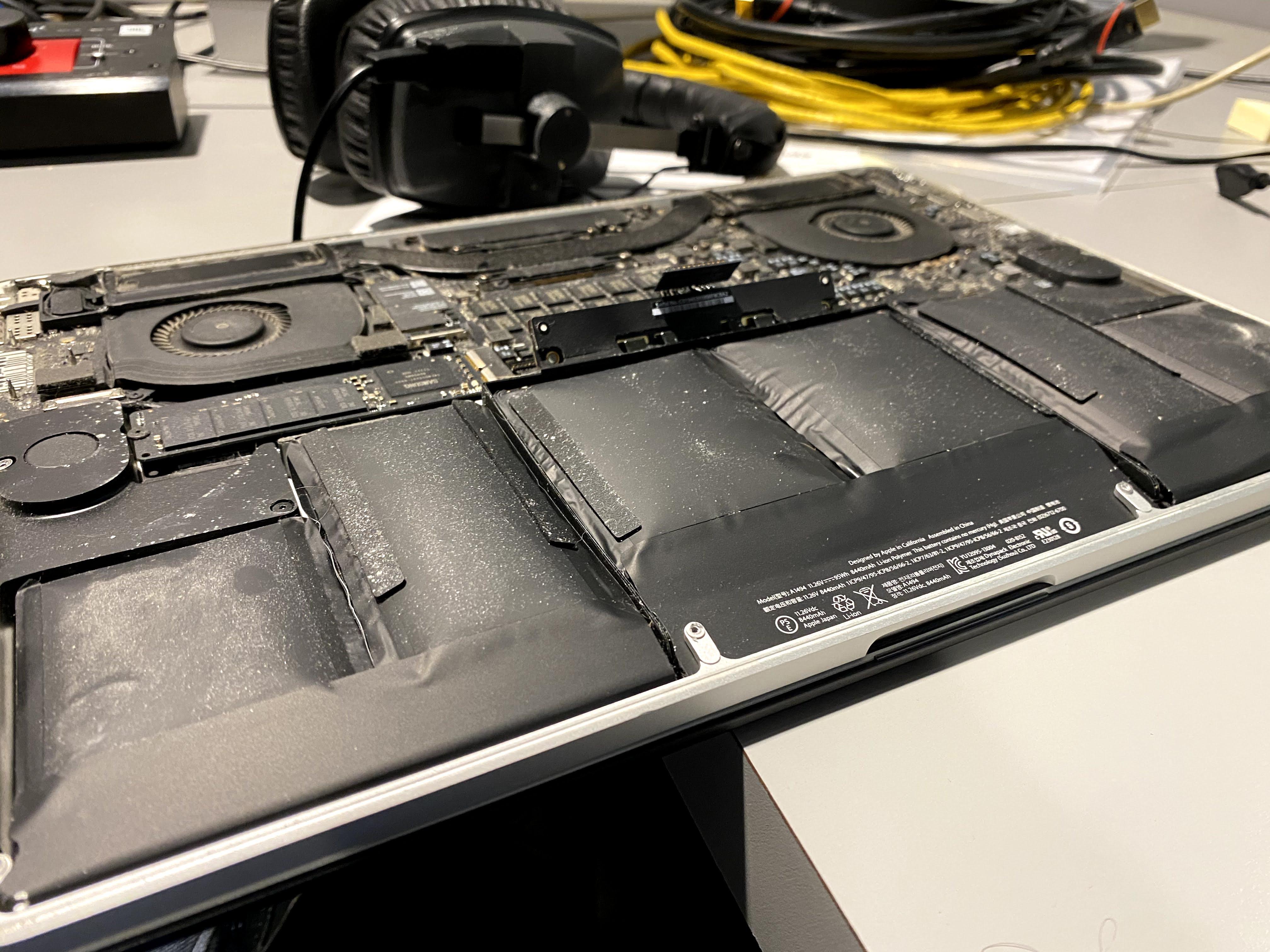 Previous church tech person just connected a mouse when the touchpad