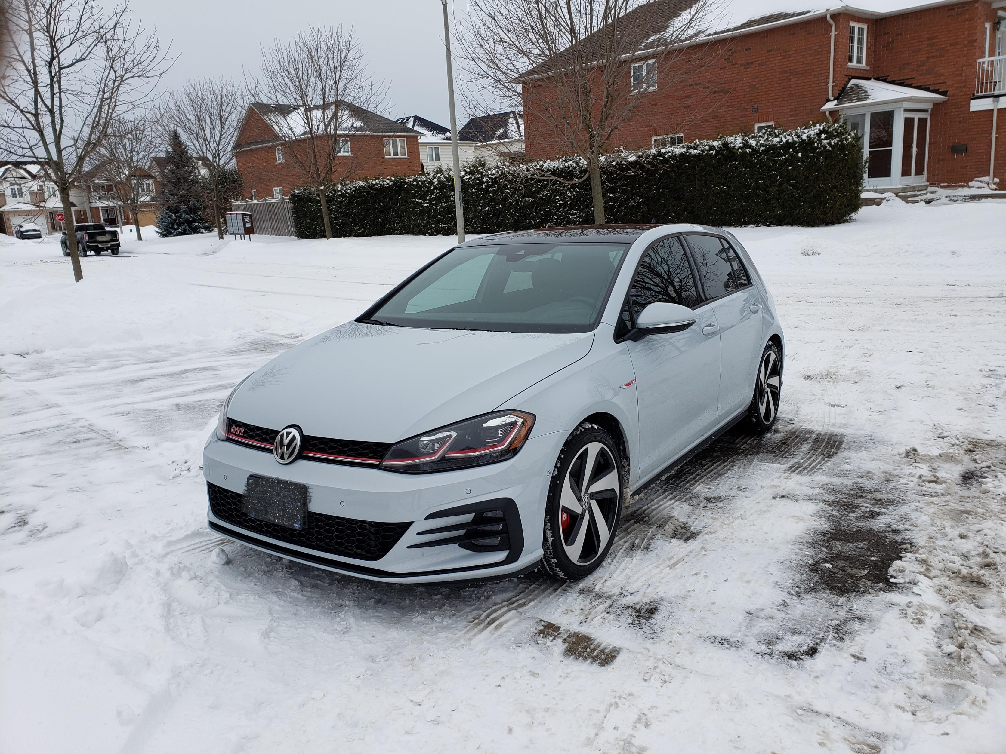 First new car GolfGTI