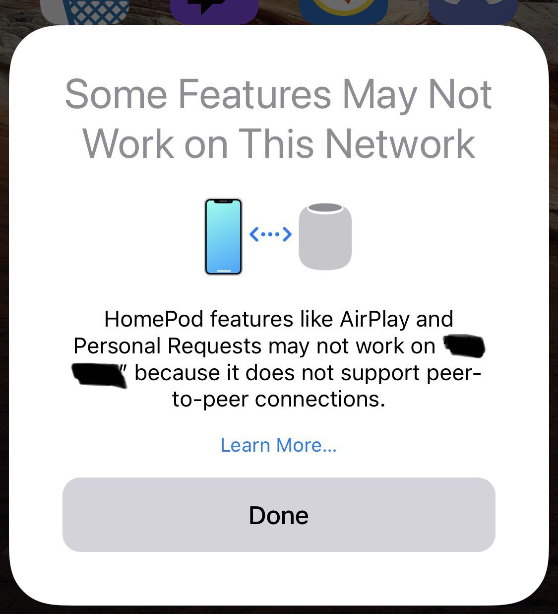 My HomePod started being weird and I reset it and it told me this. I