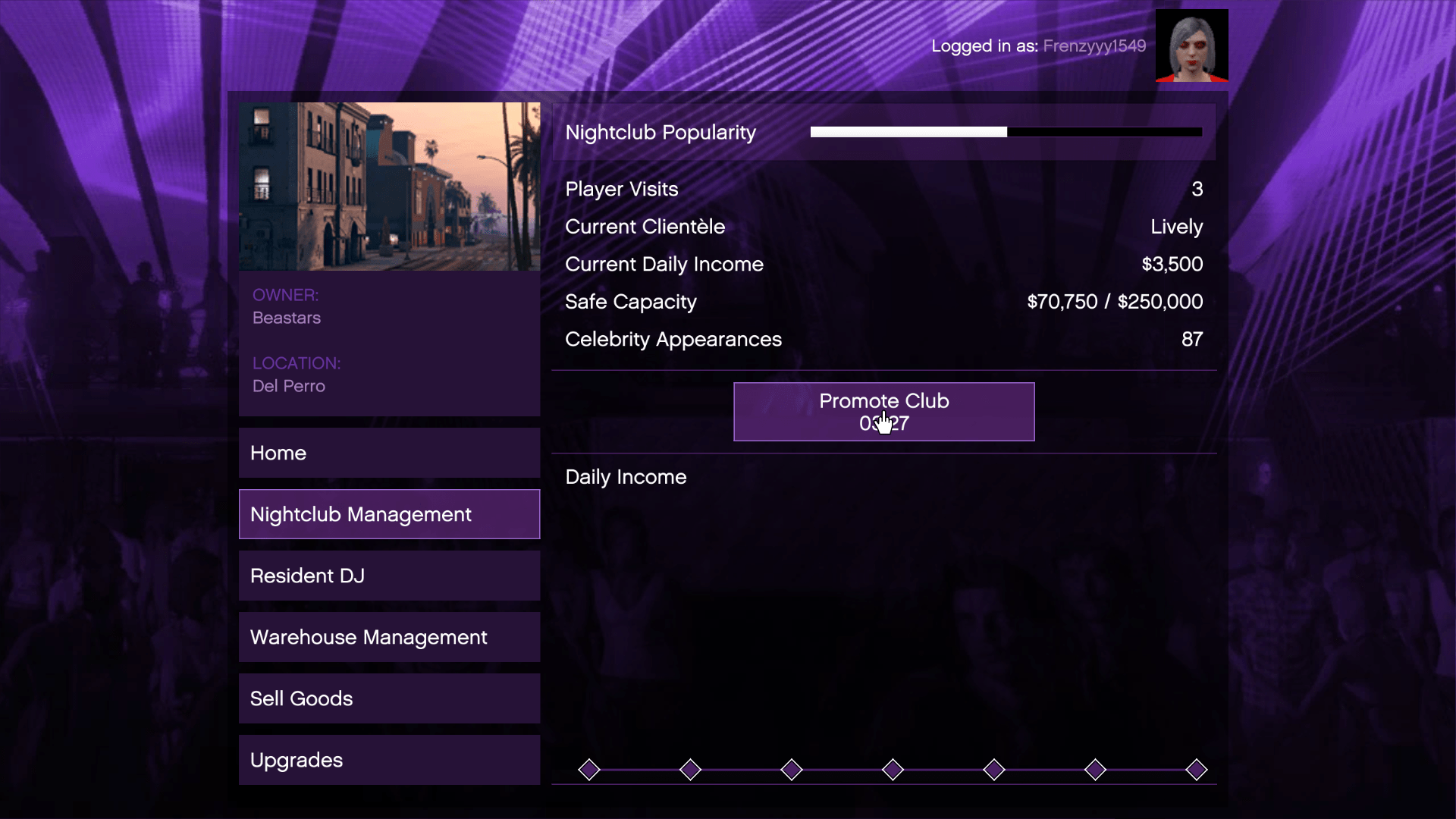 ROCKSTAR!!! Thank you for buffing the Arcade and the safe