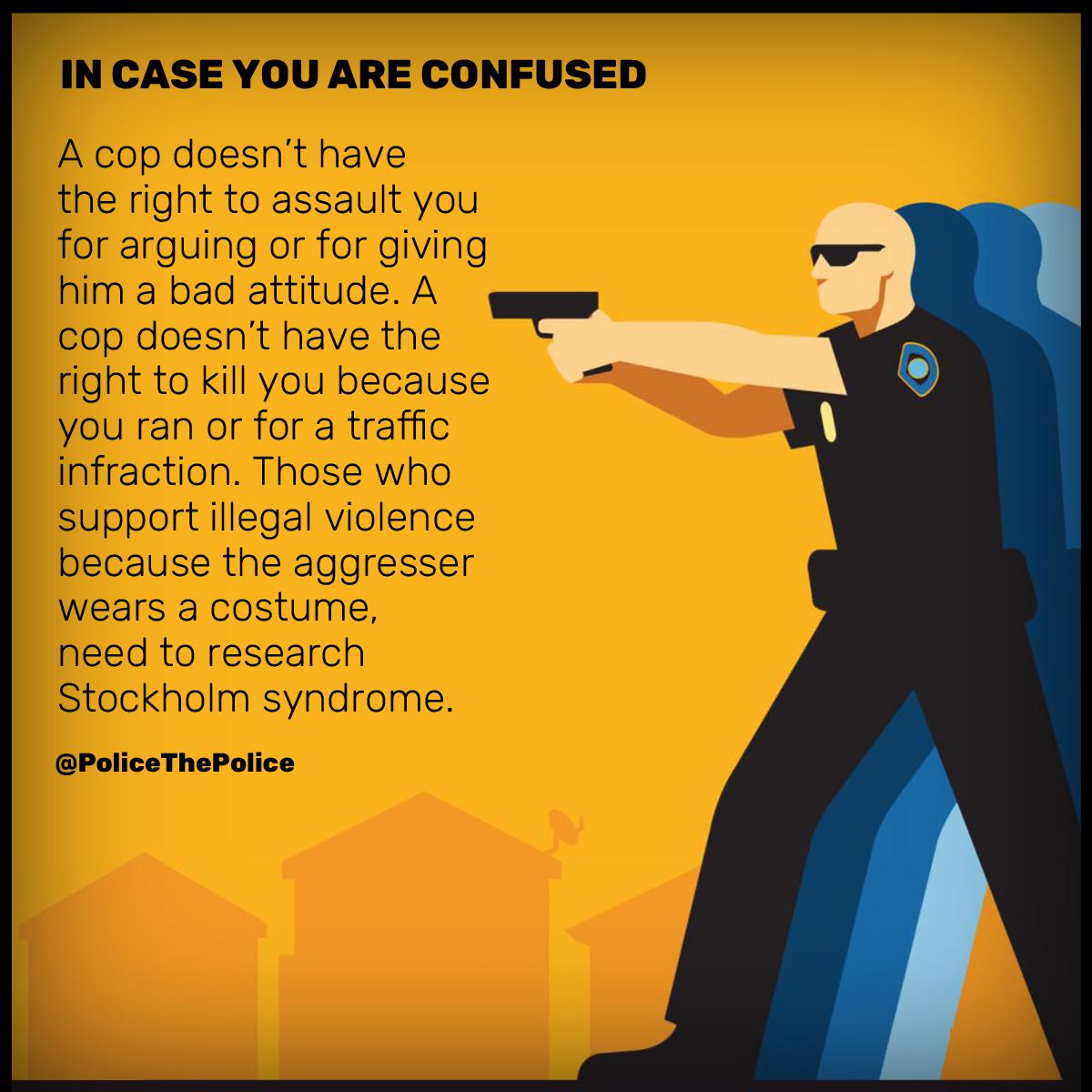 If you support police and stalk this sub, read this twice! r/Police