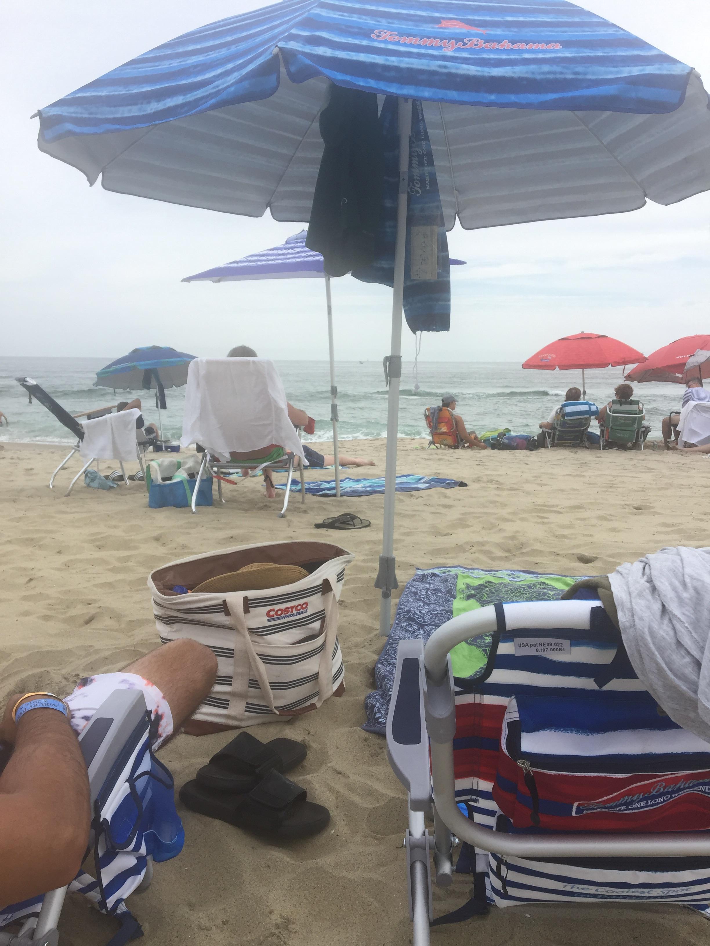 Vacation a la Costco chairs, umbrella, towels, bag and sandals. r/Costco