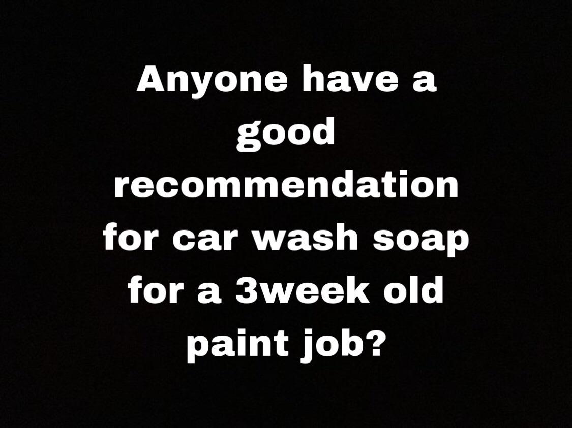 Car wash soap r/subaru