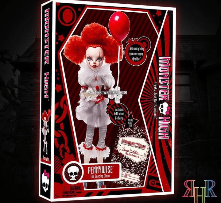 Original Monster High IT Pennywise Collector Doll 12inch Limited