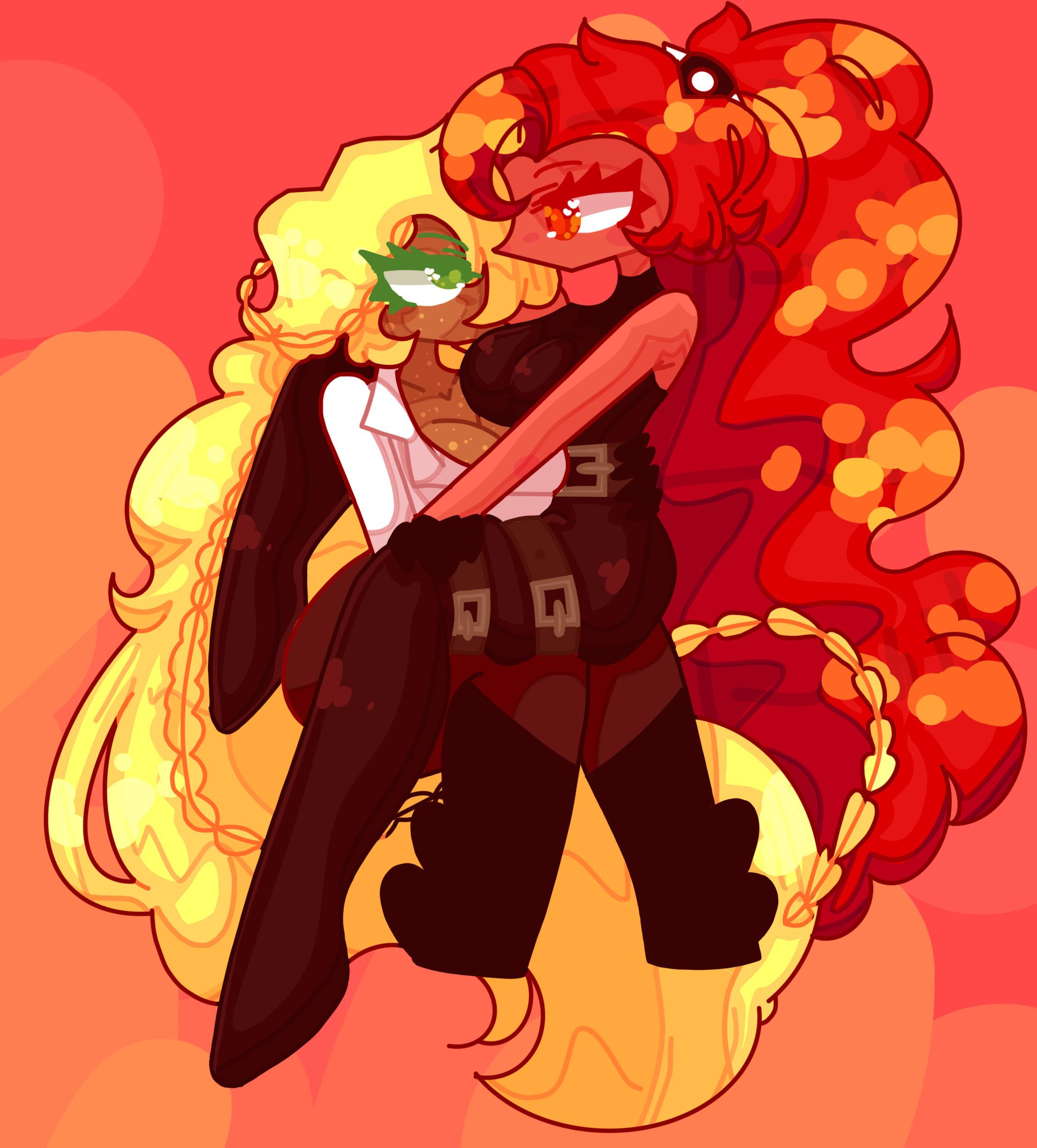 rye cookie x chili pepper cookie r/CookieRunKingdoms