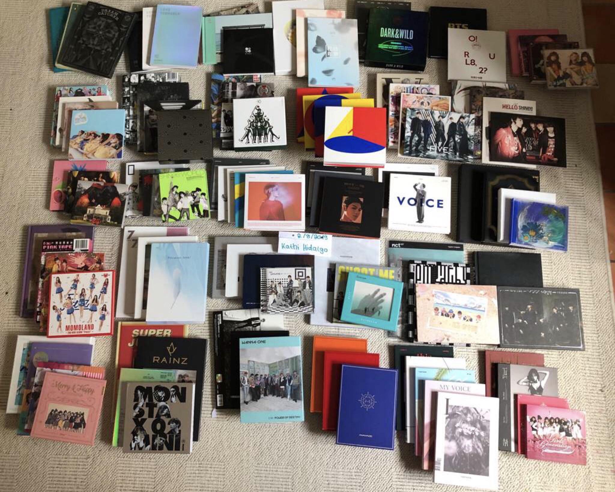 [WTS] All my kpop albums! (BTS, Exo, SHINee, Big Bang, f(x), Red Velvet