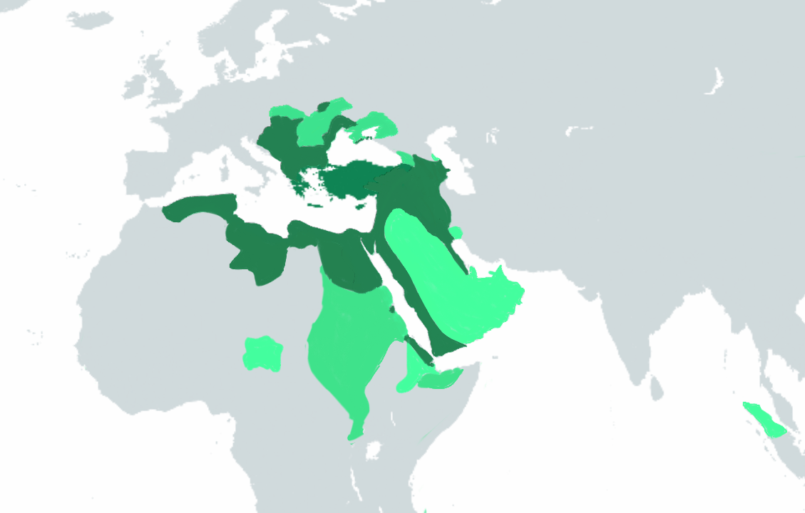 Total Extent of Ottoman Islamic Empire r/MuslumanTurk