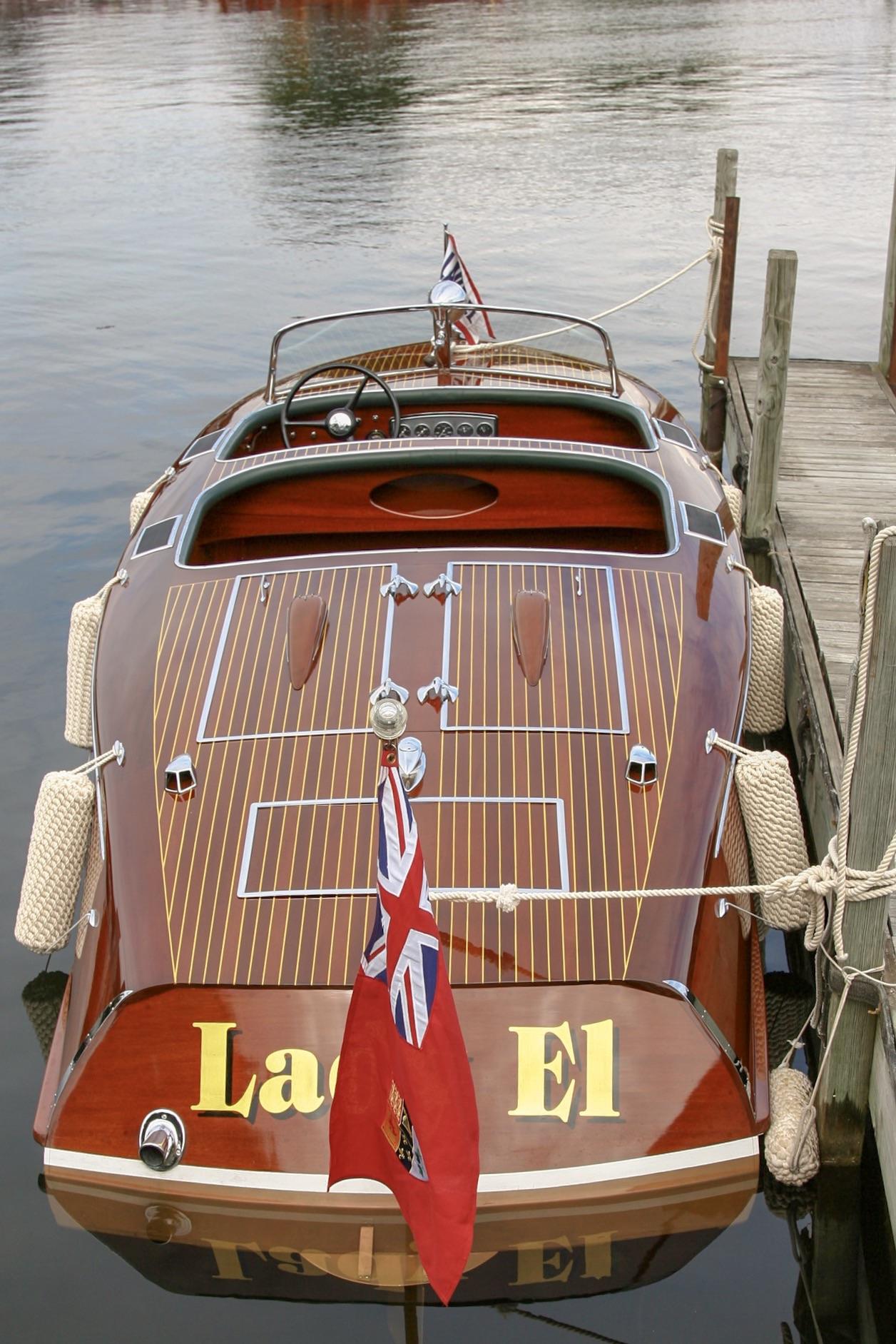 Lady El Boat show at Geneva Lake WI 2011 r/boatporn